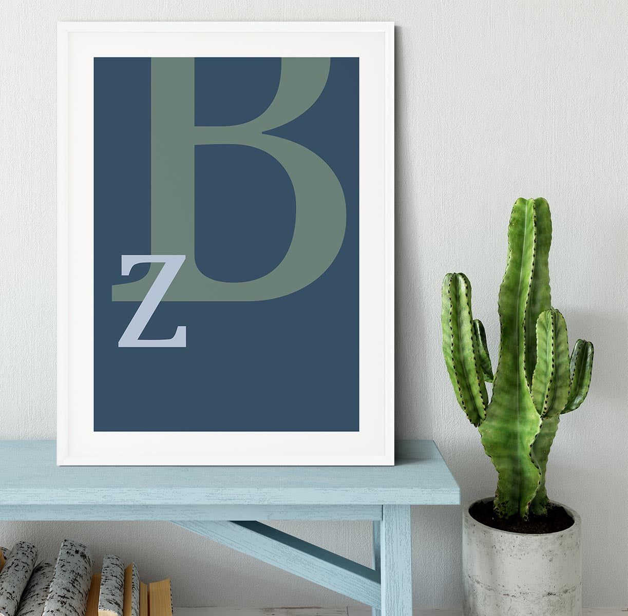 Letter B Framed Print - 1x - 5