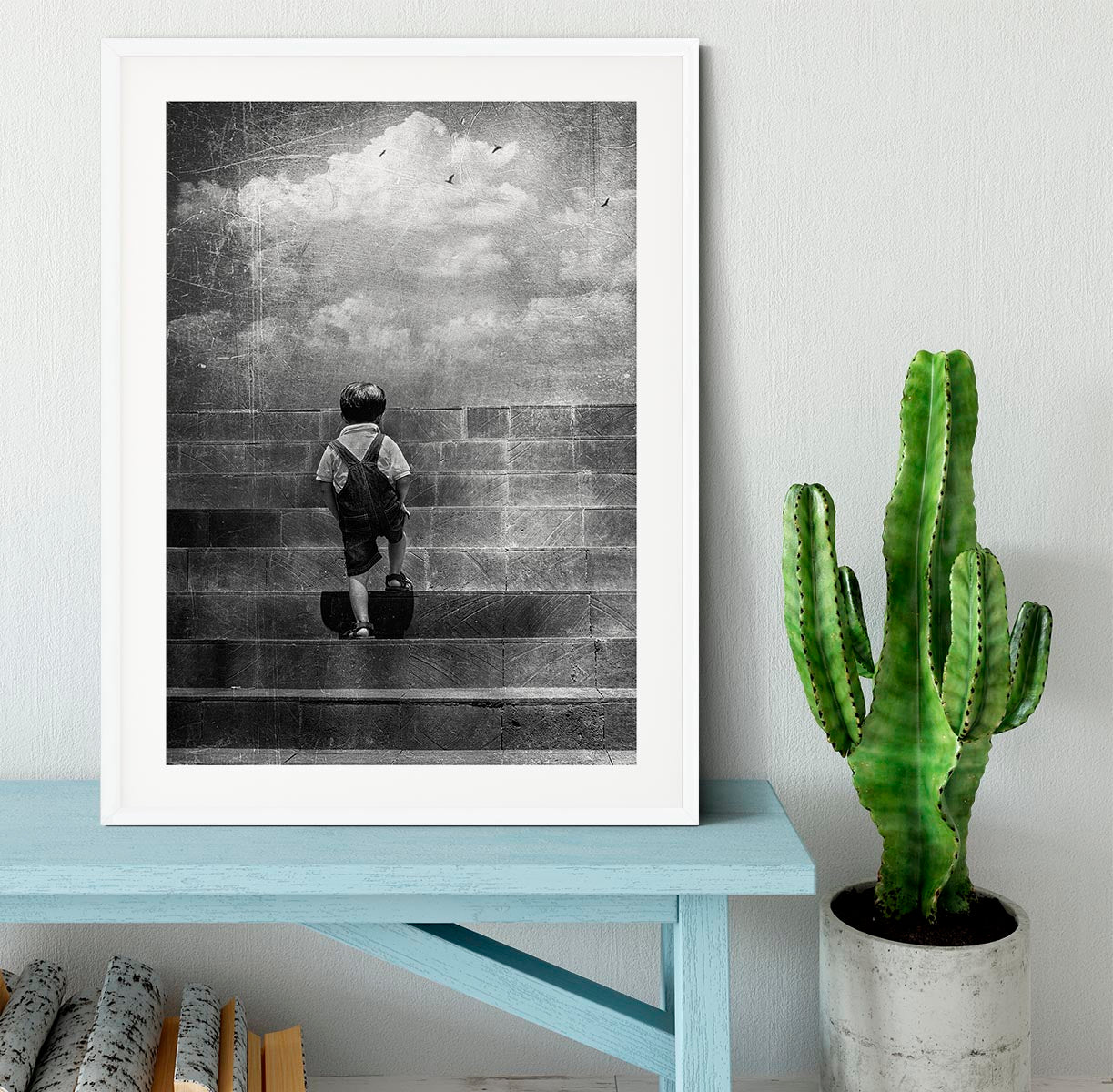 Life is just a lonely highway Framed Print - 1x - 5