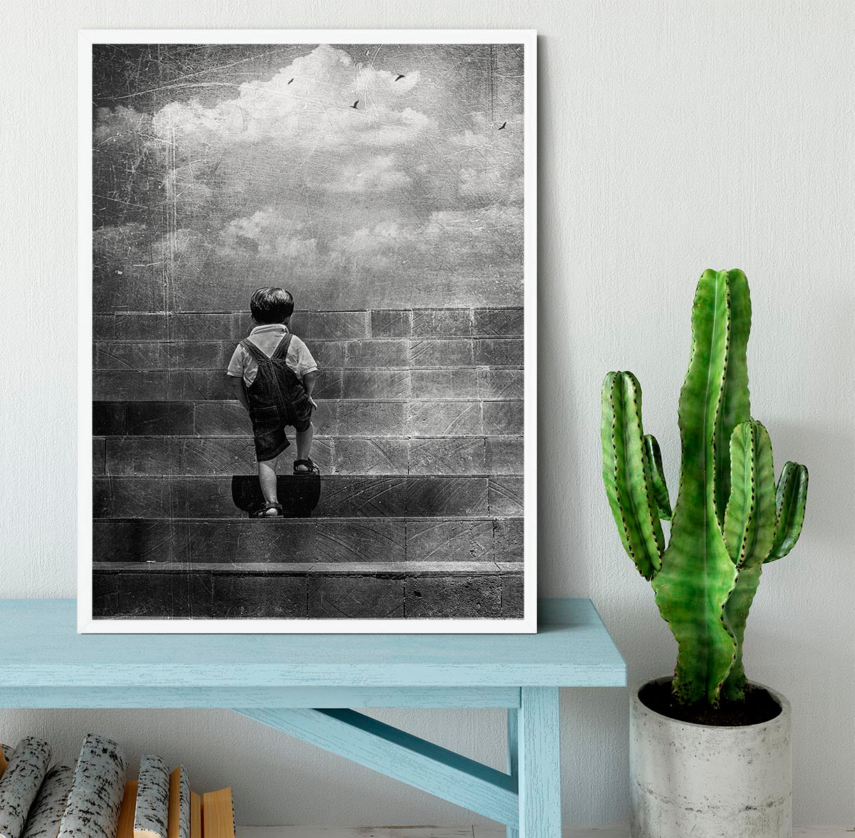 Life is just a lonely highway Framed Print - 1x -6