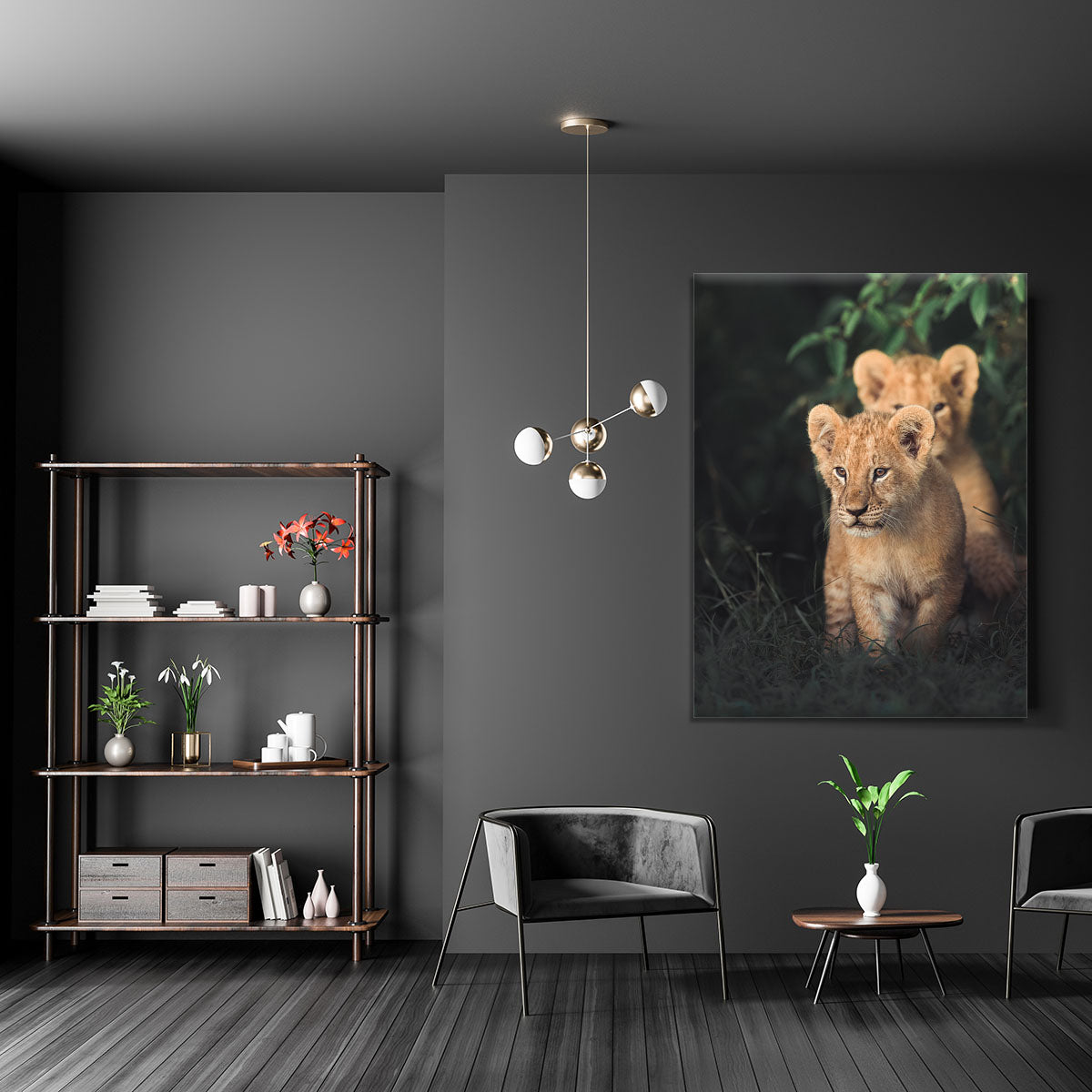 Lions Cub Canvas Print or Poster - 1x - 5