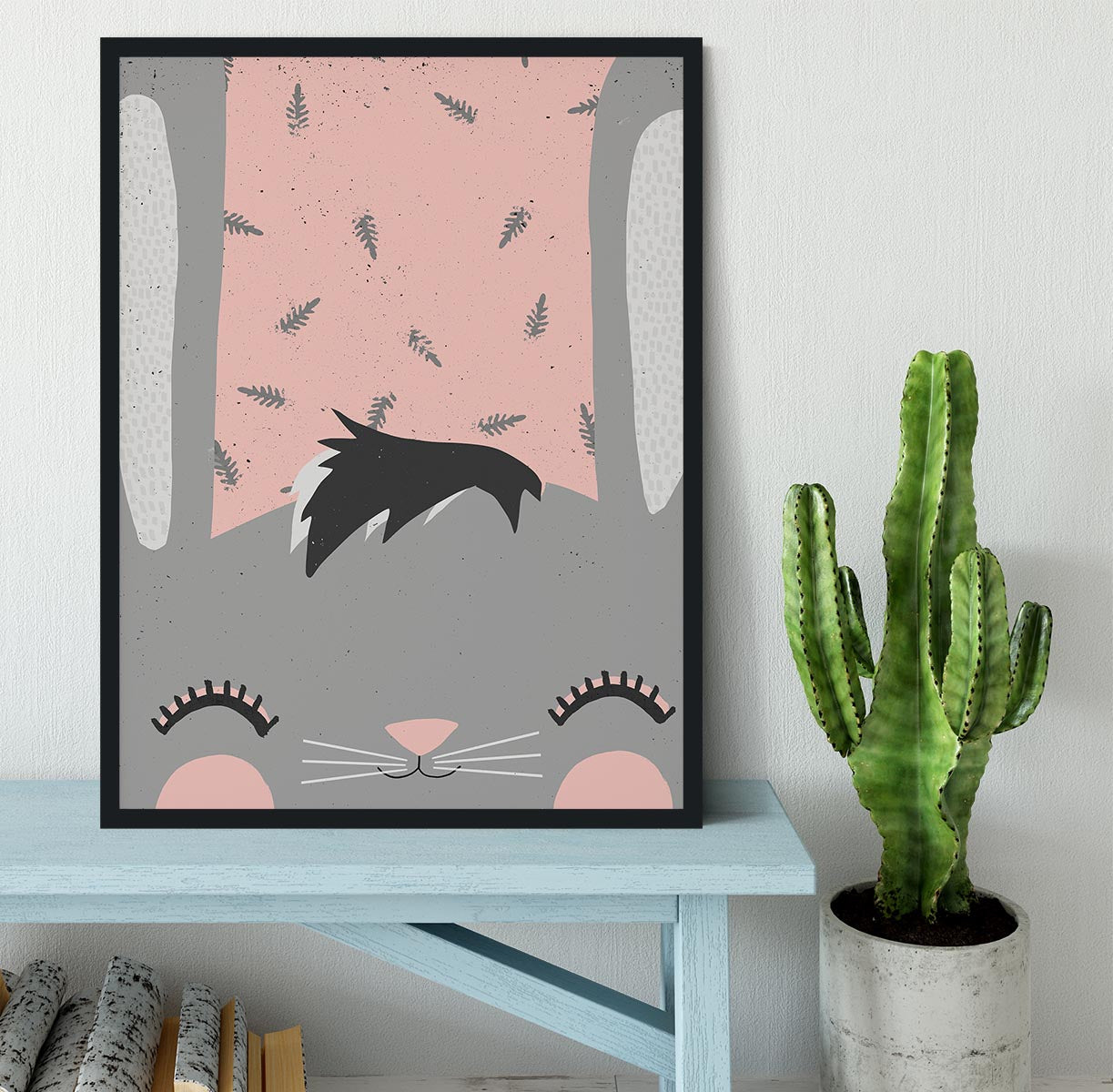 Little Bunny Pink Framed Print - 1x - 2