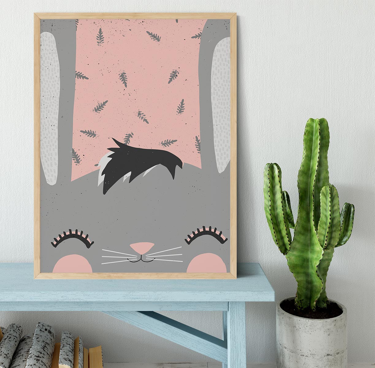 Little Bunny Pink Framed Print - 1x - 4