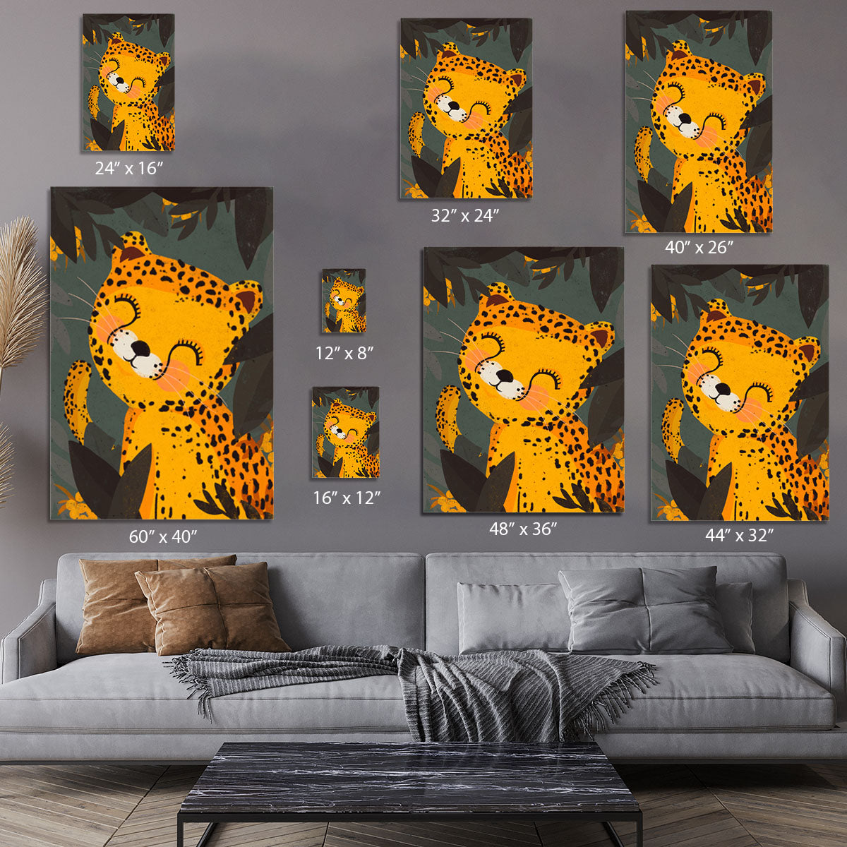 Little Leo Canvas Print or Poster - 1x - 7