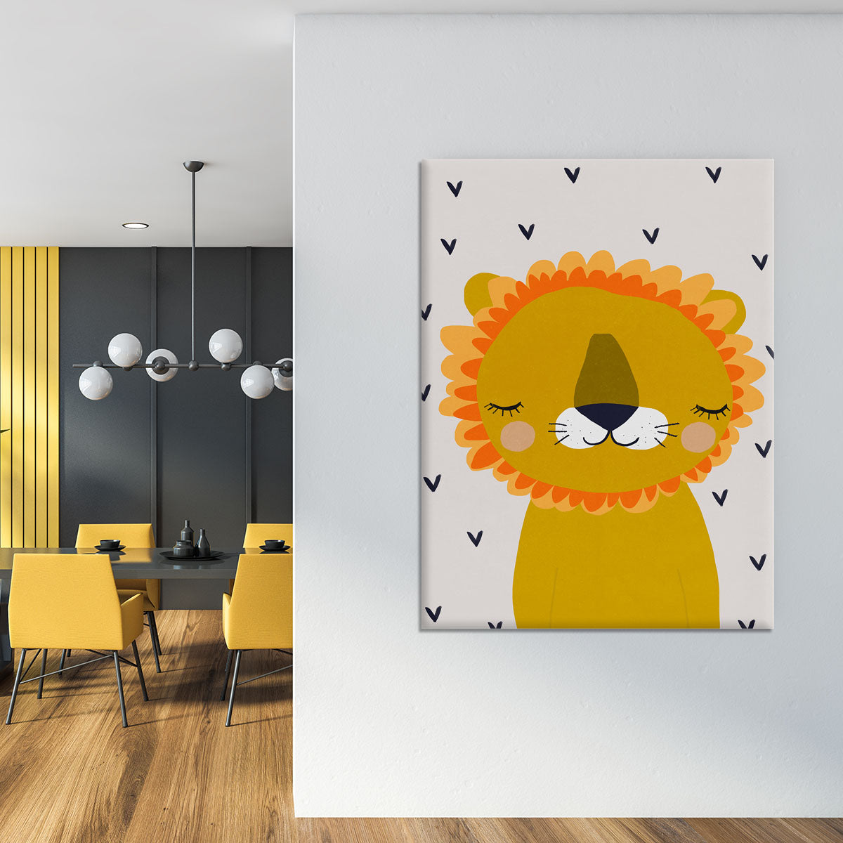 Little Lion Canvas Print or Poster - 1x - 4