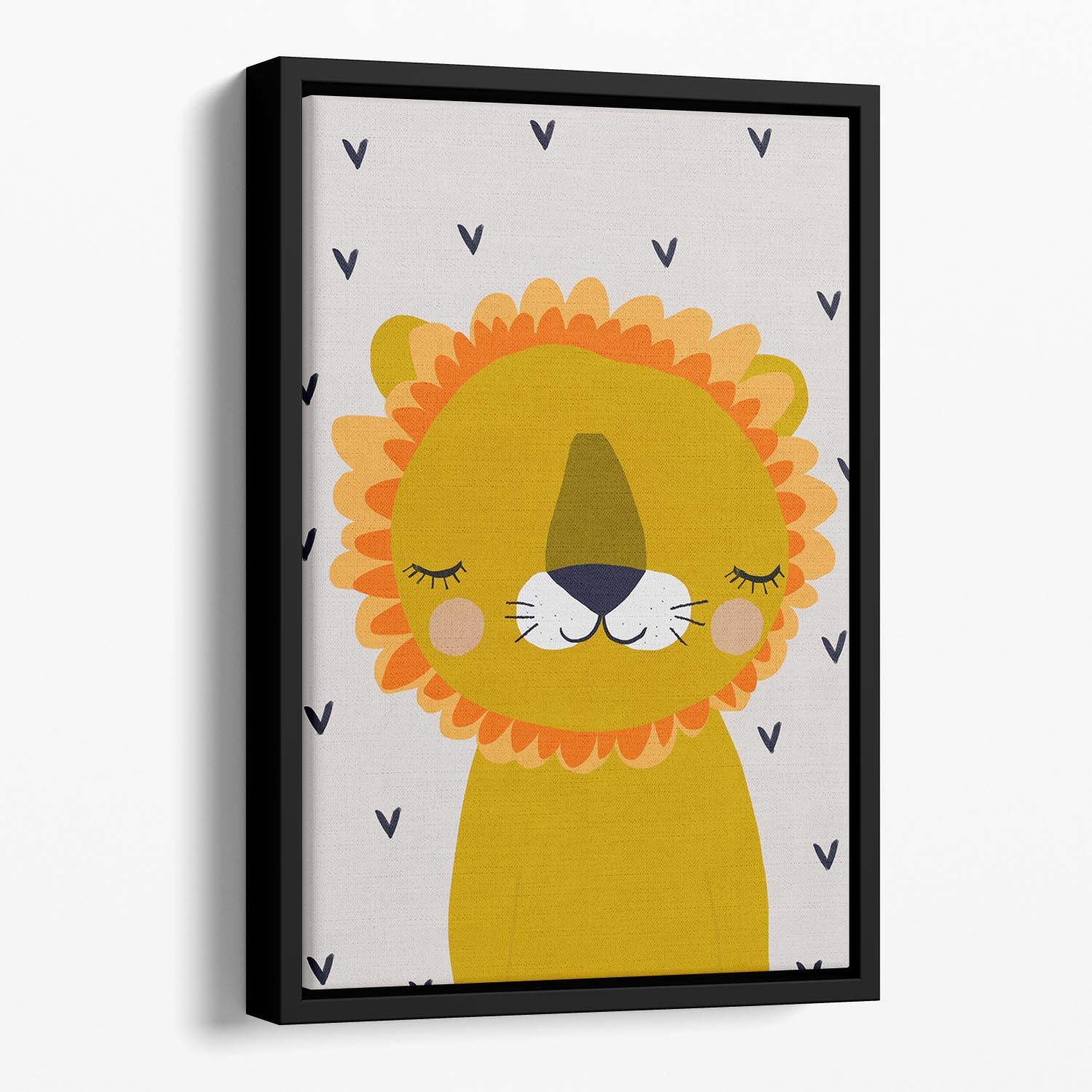 Little Lion Floating Framed Canvas - 1x - 1