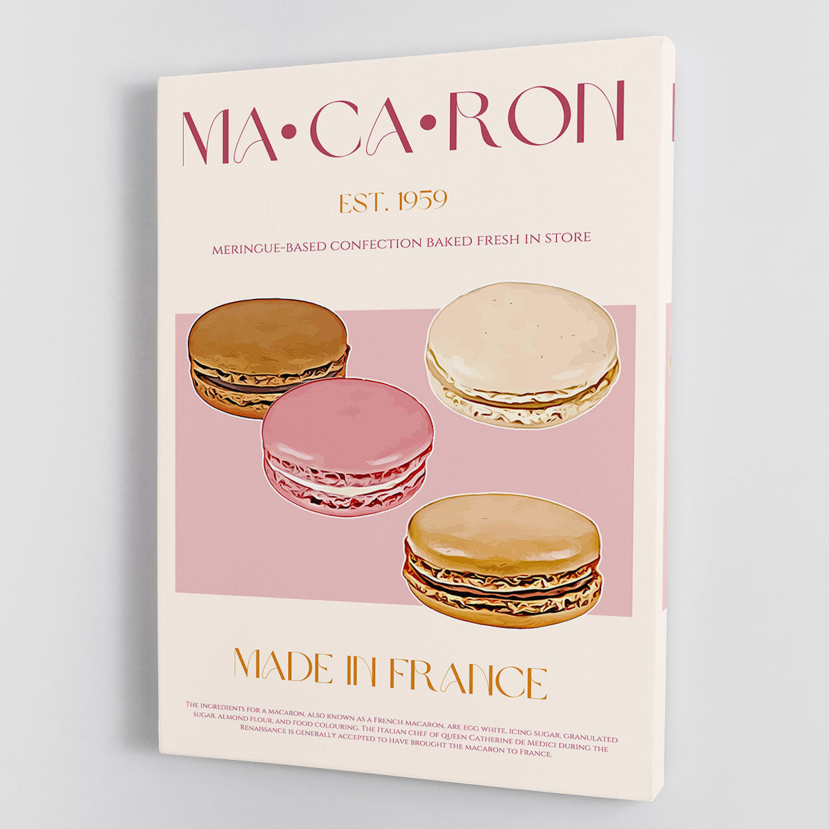 Macaron Print Canvas Print or Poster - Canvas Art Rocks - 1