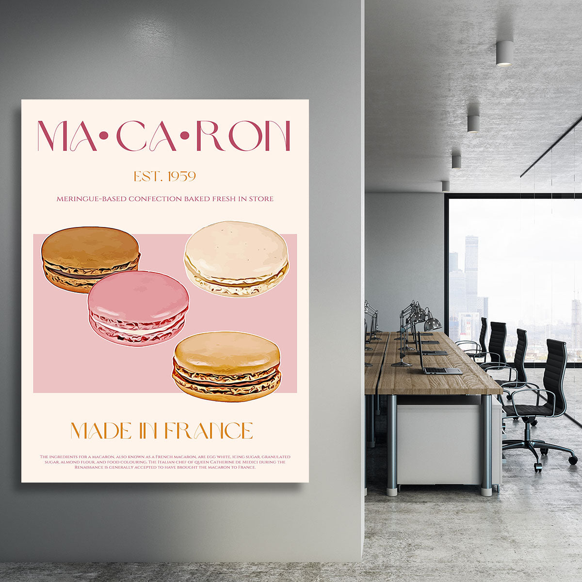 Macaron Print Canvas Print or Poster - Canvas Art Rocks - 3