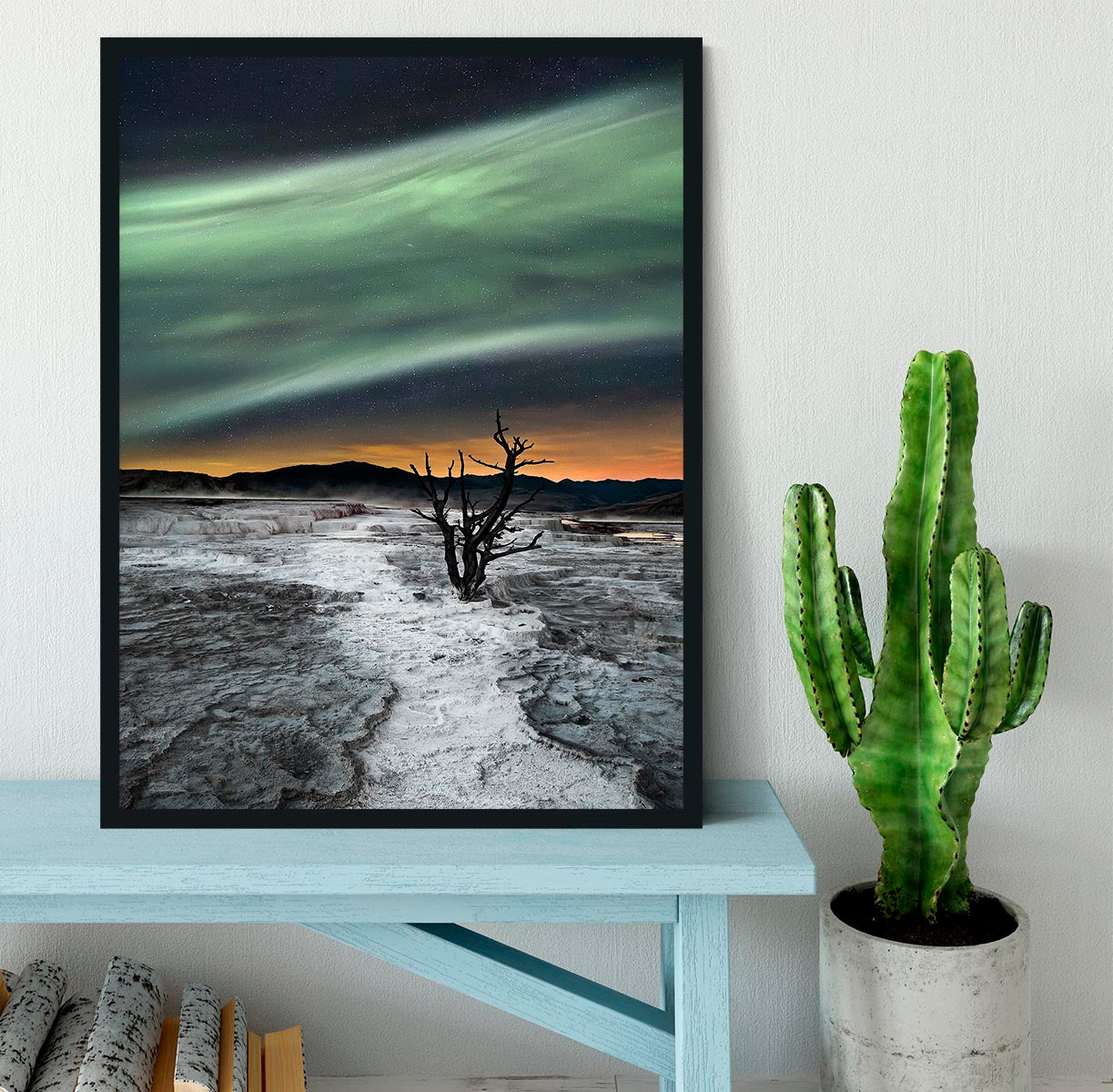 Magic Aurora Framed Print - Canvas Art Rocks - 2