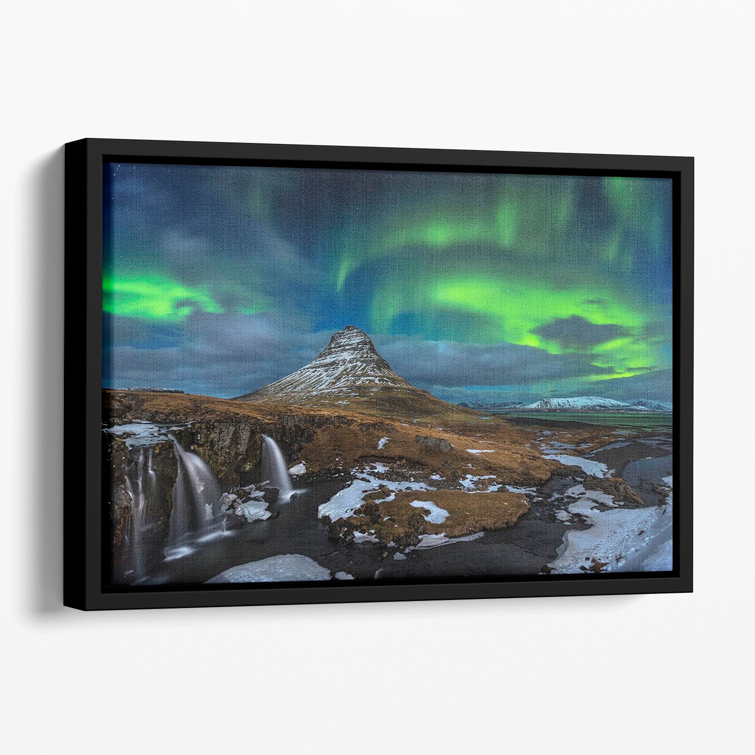 Magic Night Floating Framed Canvas - Canvas Art Rocks - 1