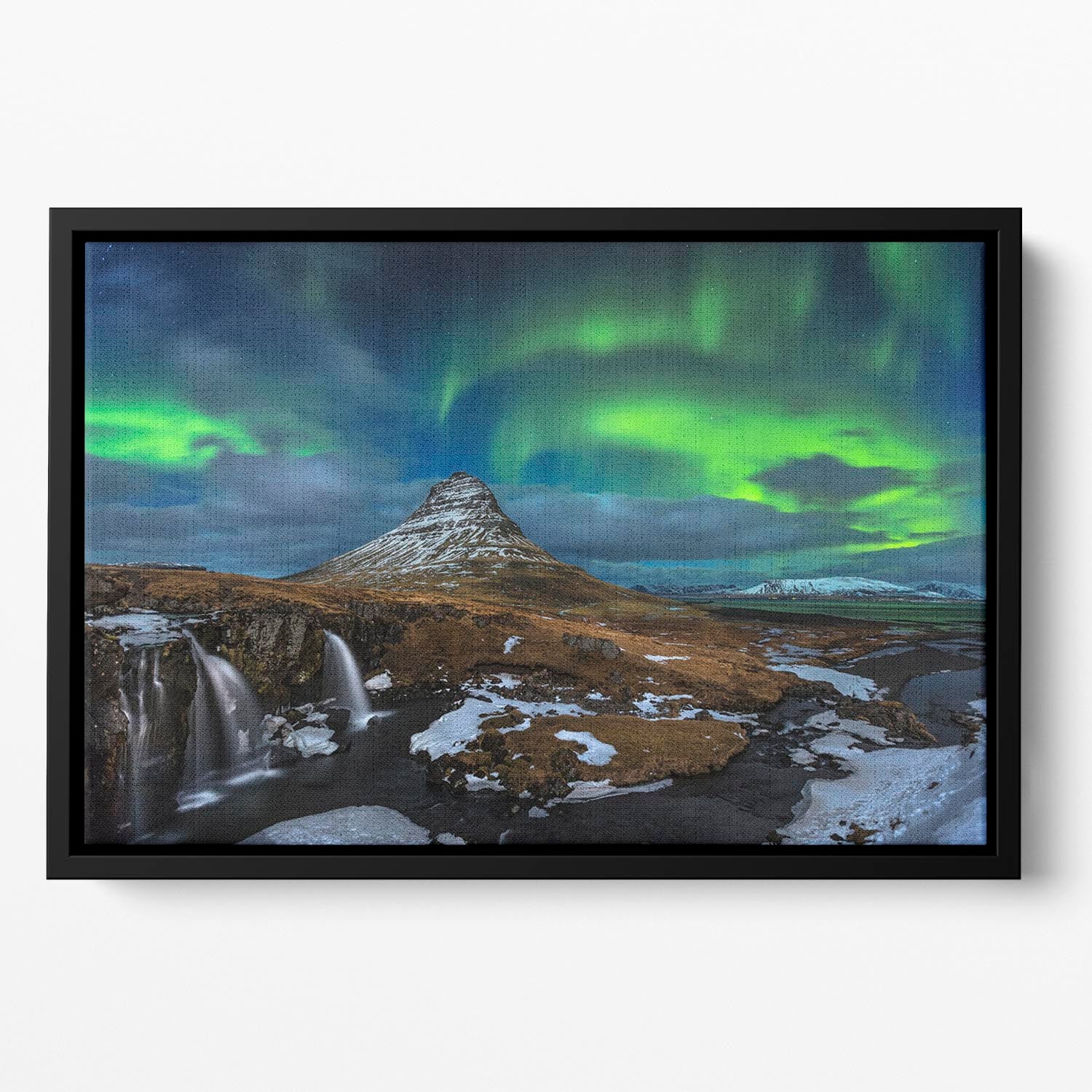 Magic Night Floating Framed Canvas - Canvas Art Rocks - 2