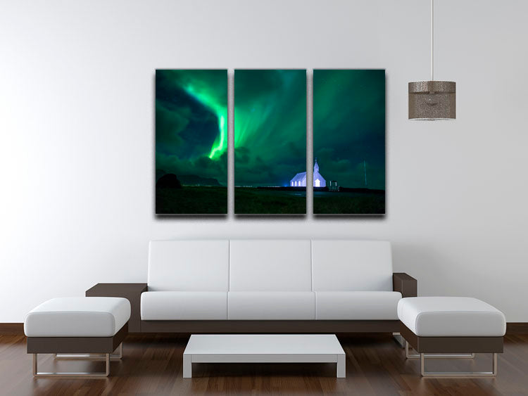 Magic night in Budir 3 Split Panel Canvas Print - Canvas Art Rocks - 3