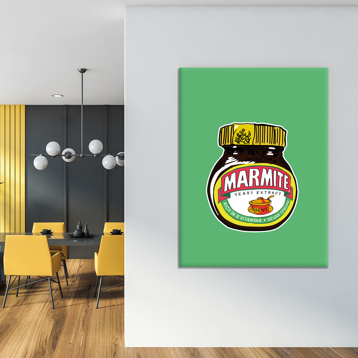 Marmite Standard Wall Art Canvas Print or Poster - Canvas Art Rocks - 4