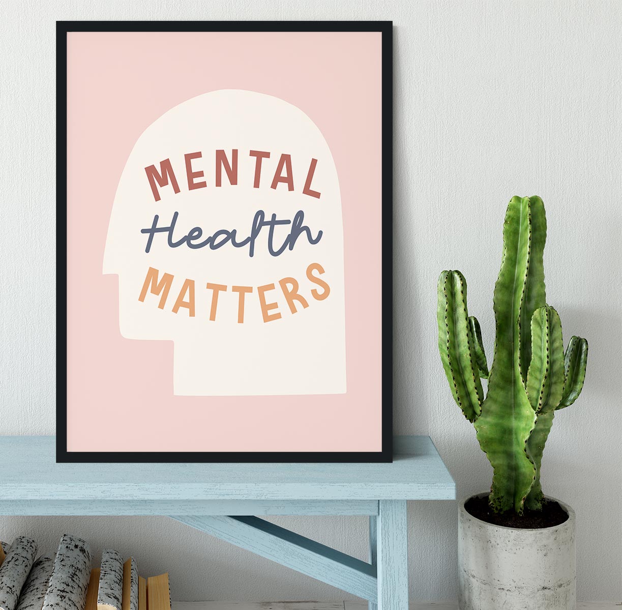 Mental health matters Framed Print - Canvas Art Rocks - 2