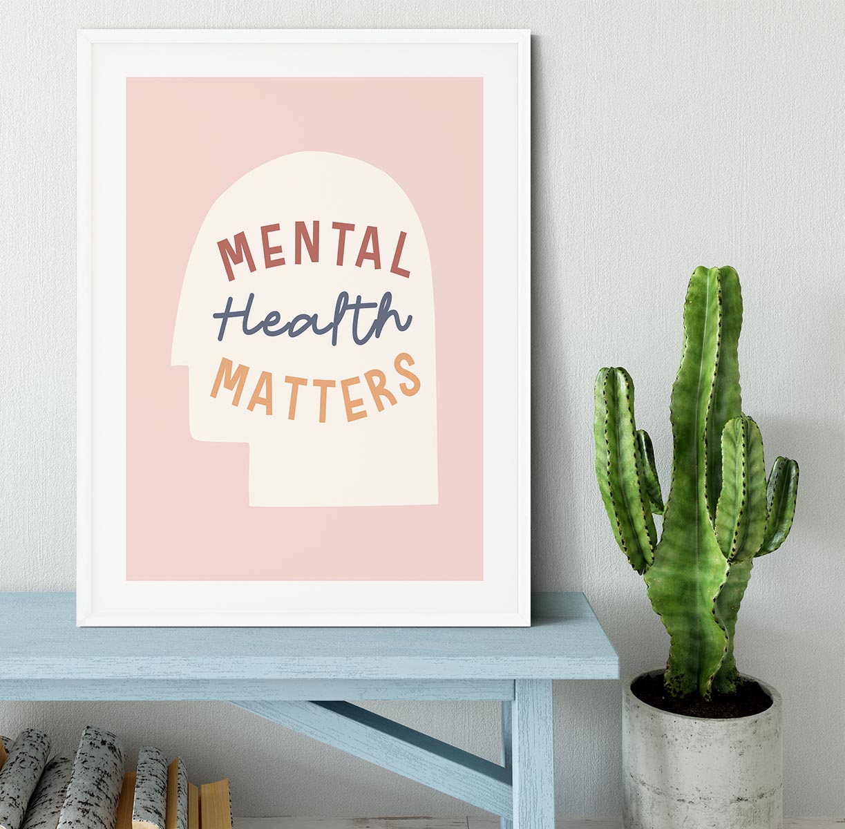 Mental health matters Framed Print - Canvas Art Rocks - 5