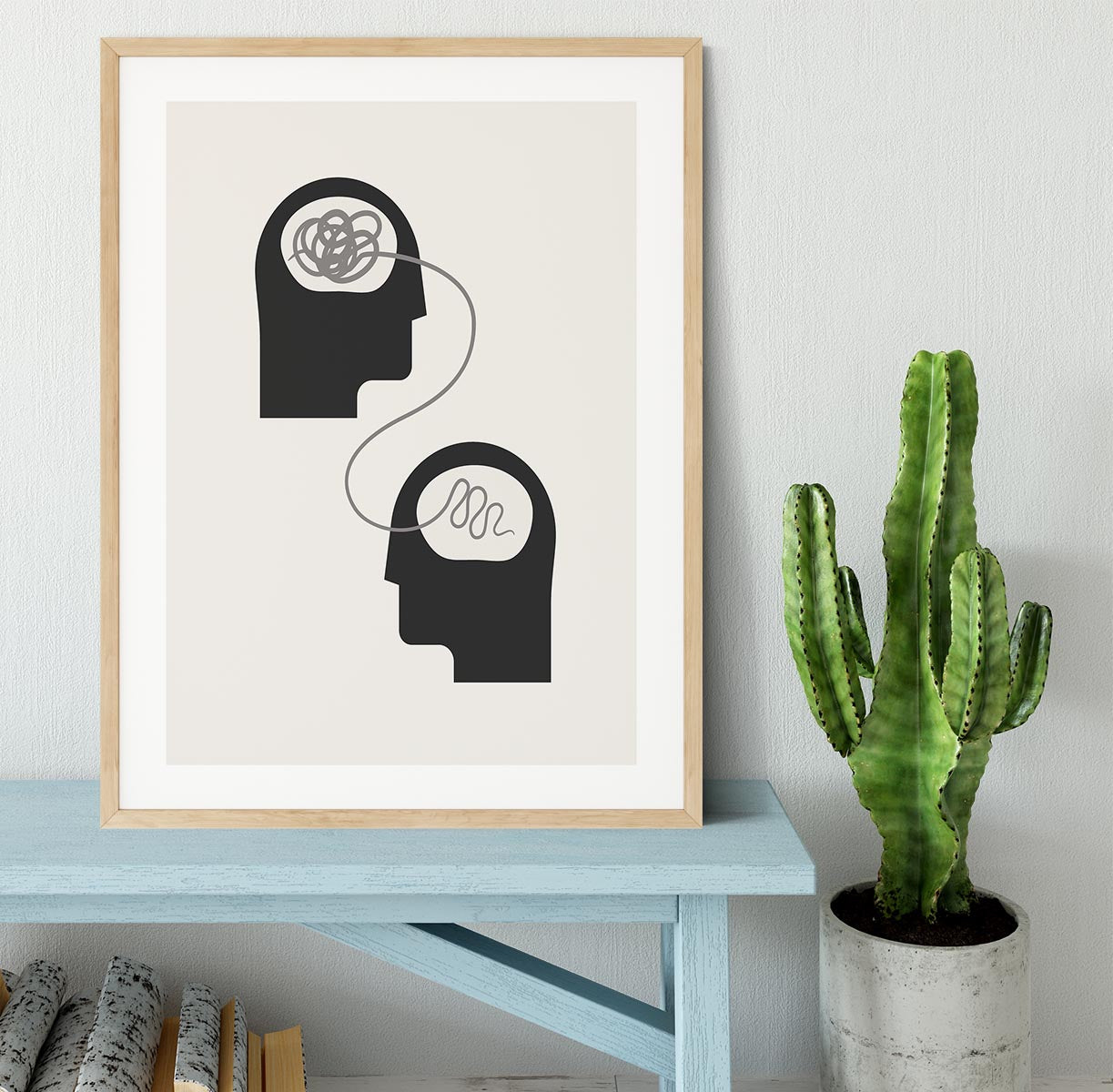 Mind Therapy No3 Framed Print - Canvas Art Rocks - 3