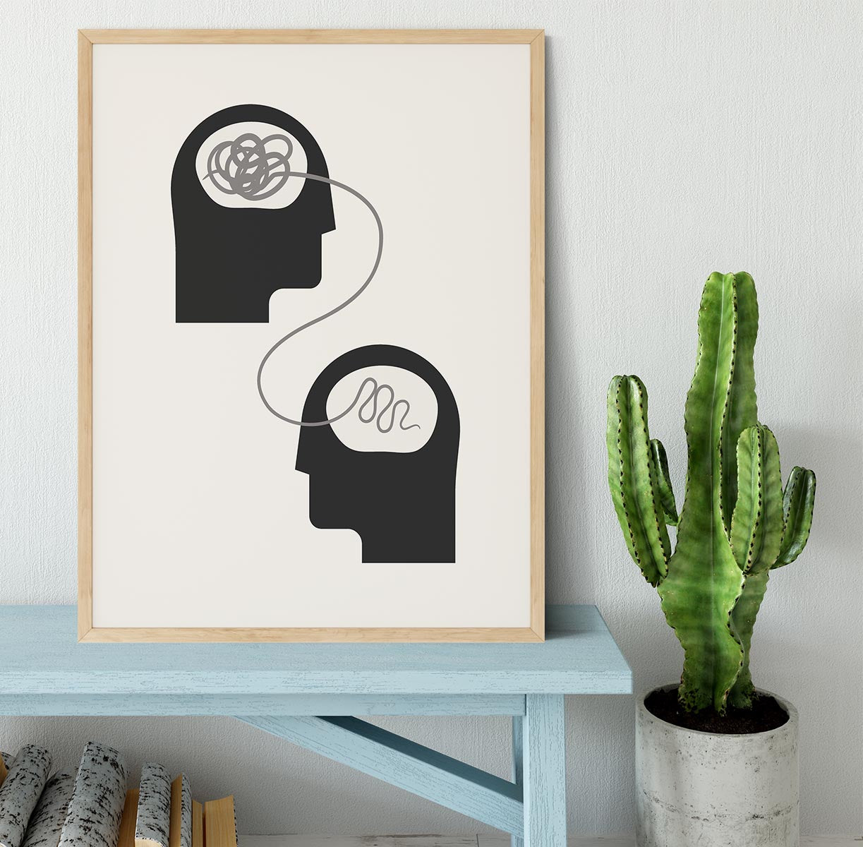 Mind Therapy No3 Framed Print - Canvas Art Rocks - 4