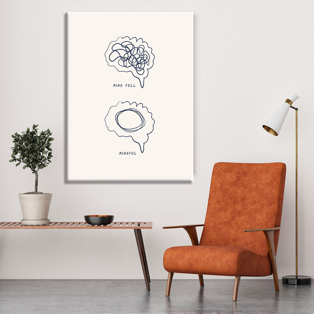 Mindfull Canvas Print or Poster - Canvas Art Rocks - 6