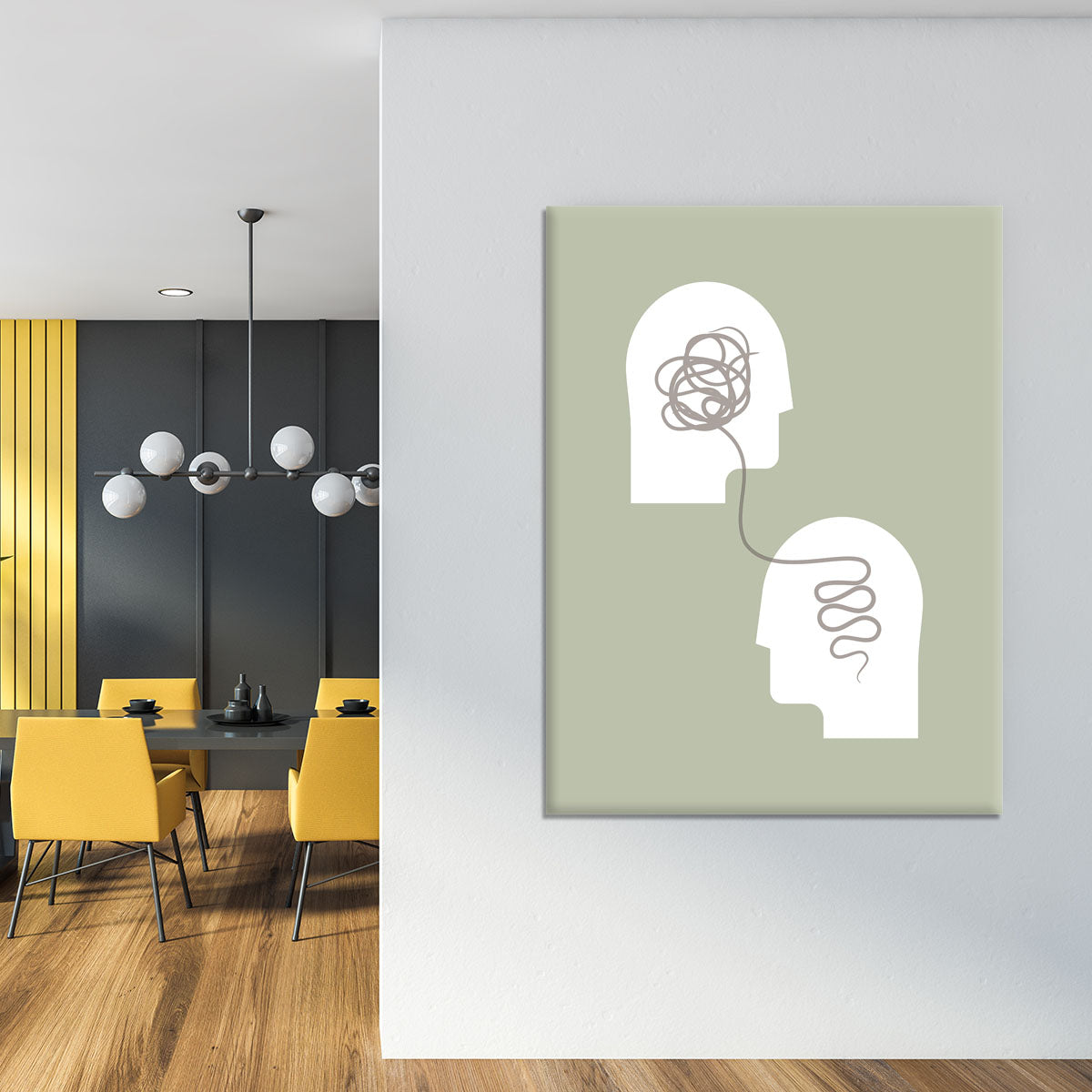 Minds Interlinked Canvas Print or Poster - Canvas Art Rocks - 4