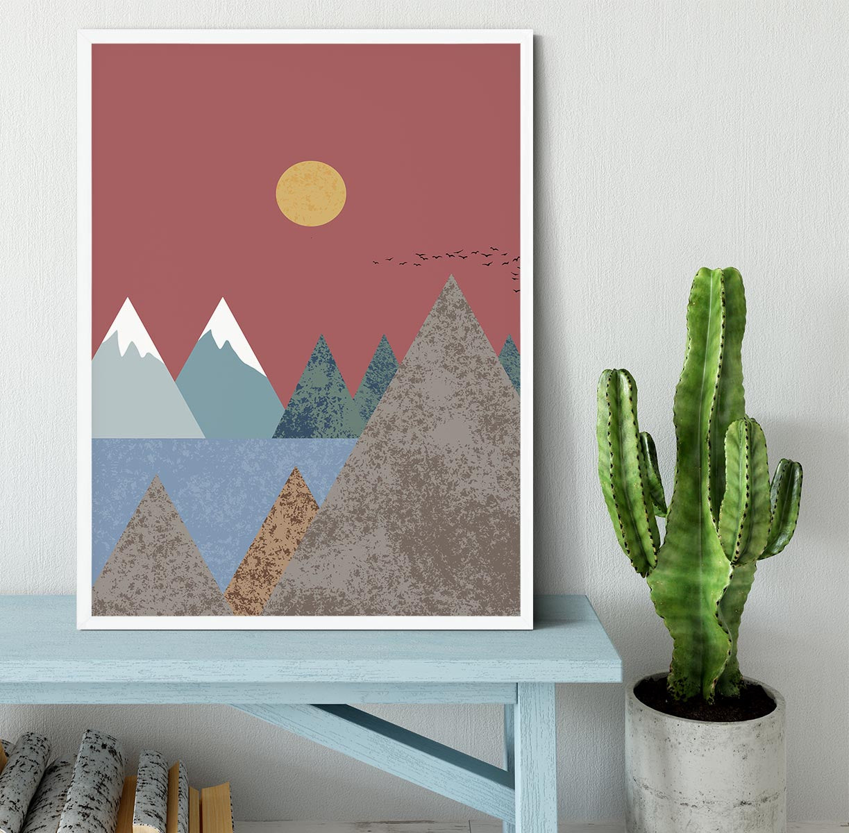 Mountain landscape Framed Print - 1x -6