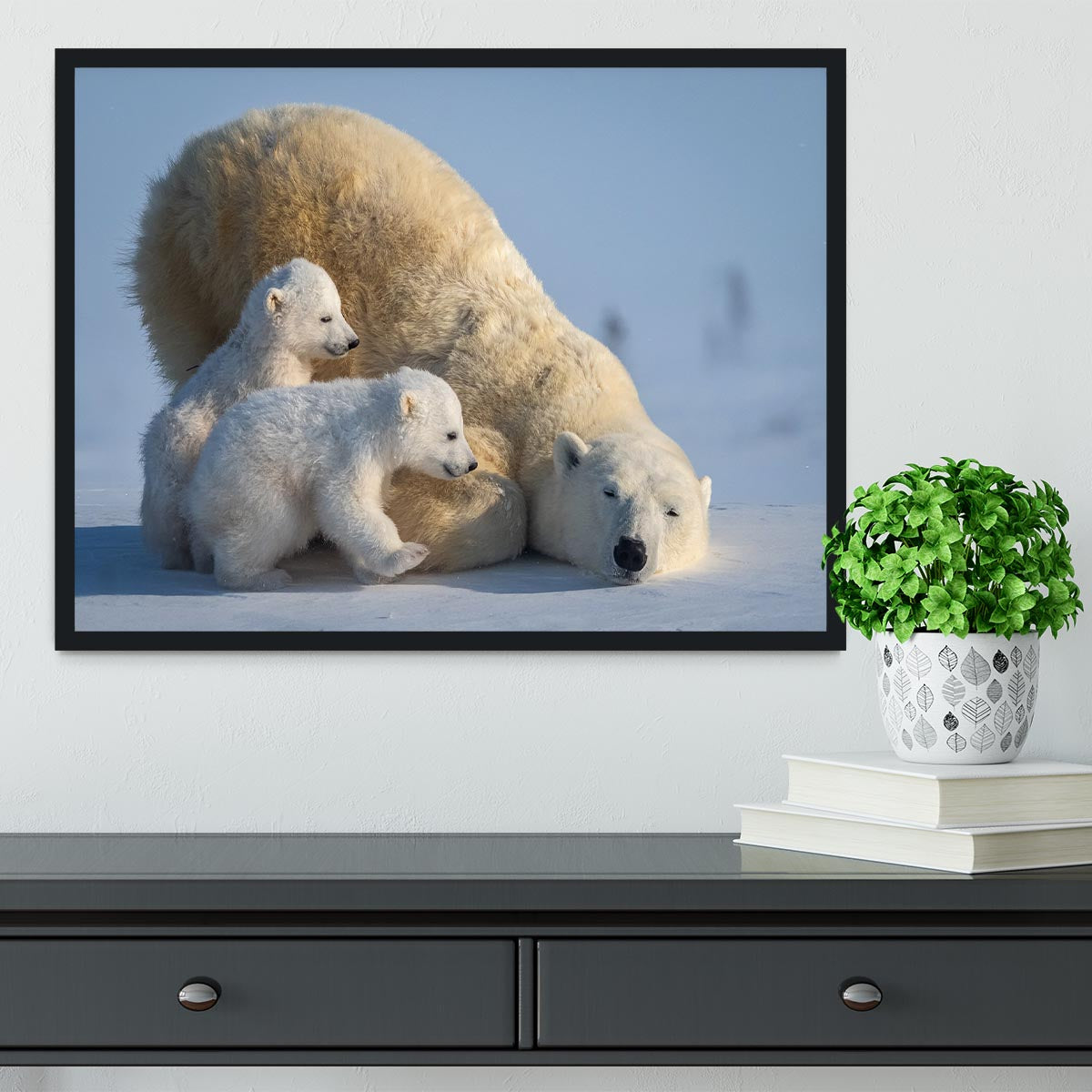 Mum Play together Framed Print - 1x - 2