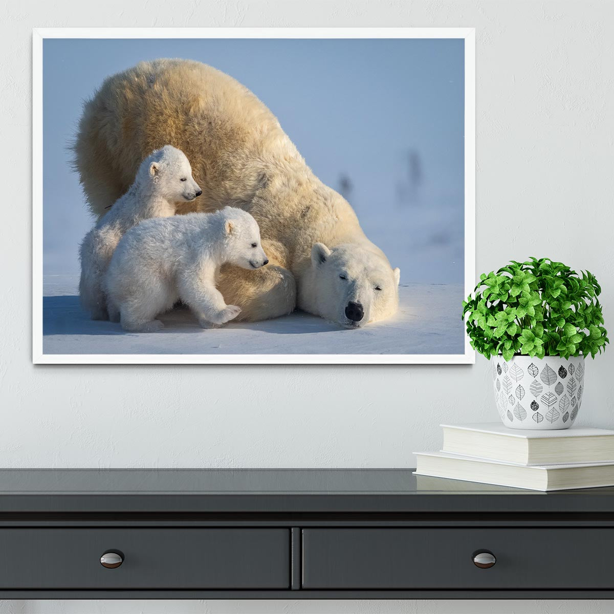 Mum Play together Framed Print - 1x -6