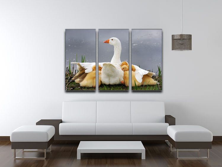 Mums protection 3 Split Panel Canvas Print - 1x - 3