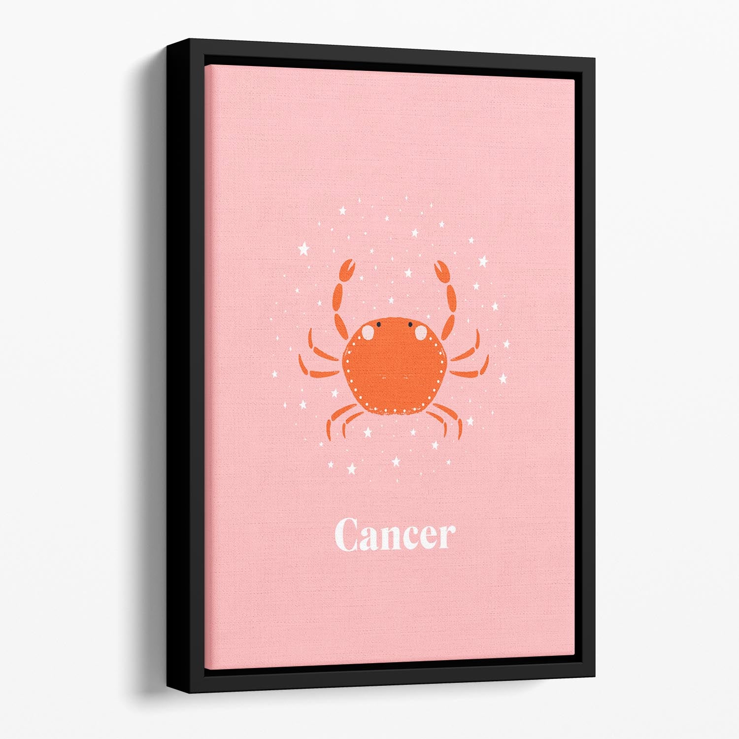 Nurturing Cancer Radiance Art Floating Framed Canvas - Canvas Art Rocks - 1