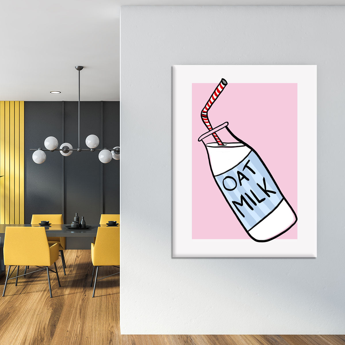 Oat Milk Canvas Print or Poster - Canvas Art Rocks - 4