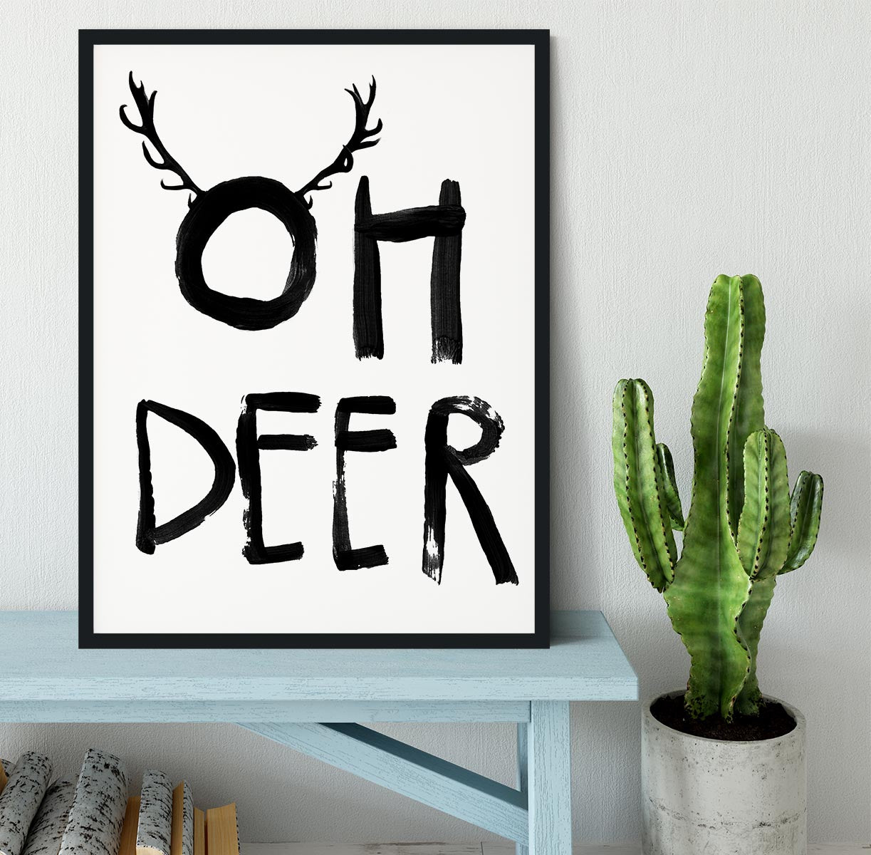 Oh Deer Framed Print - 1x - 2