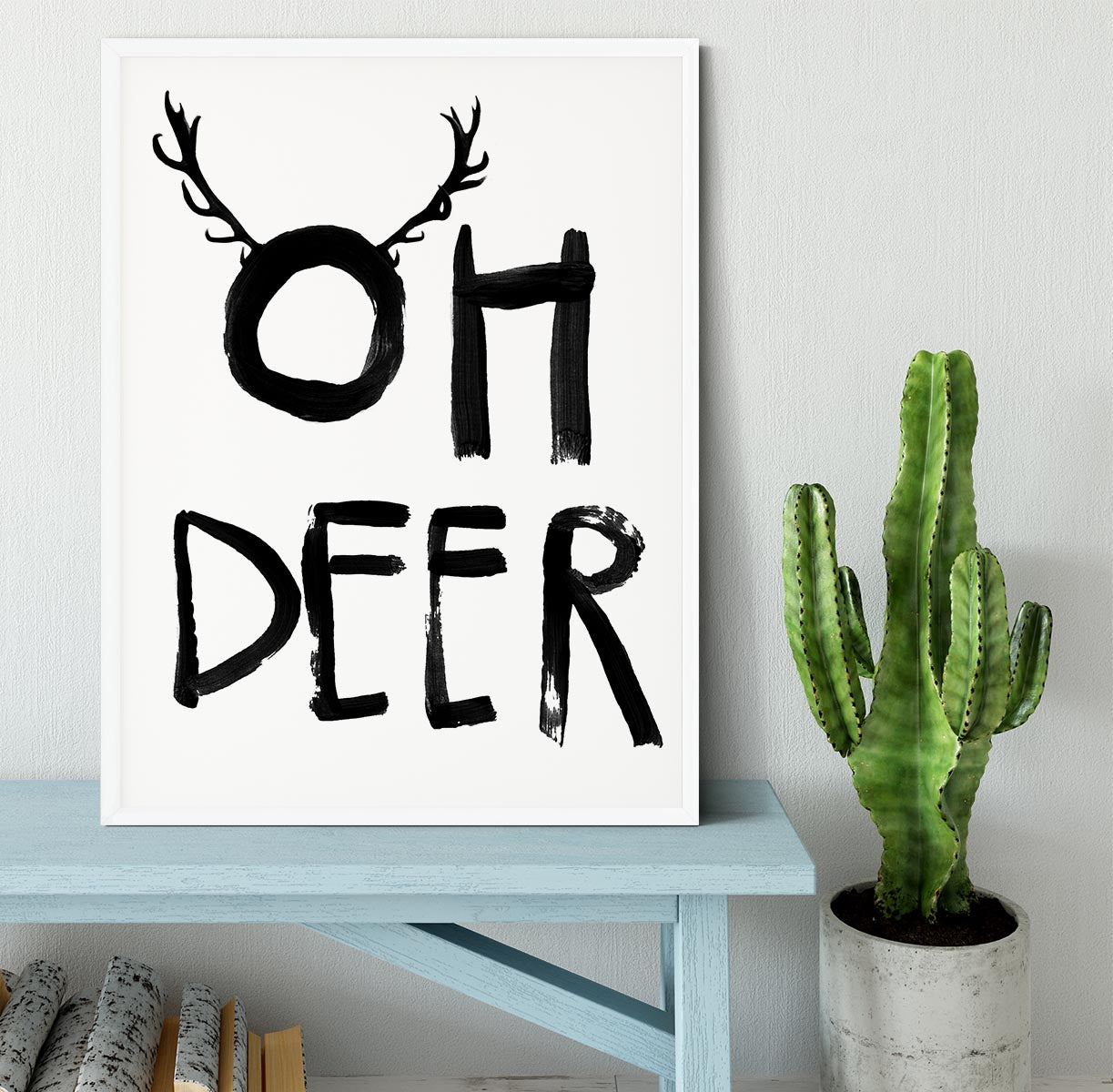 Oh Deer Framed Print - 1x -6