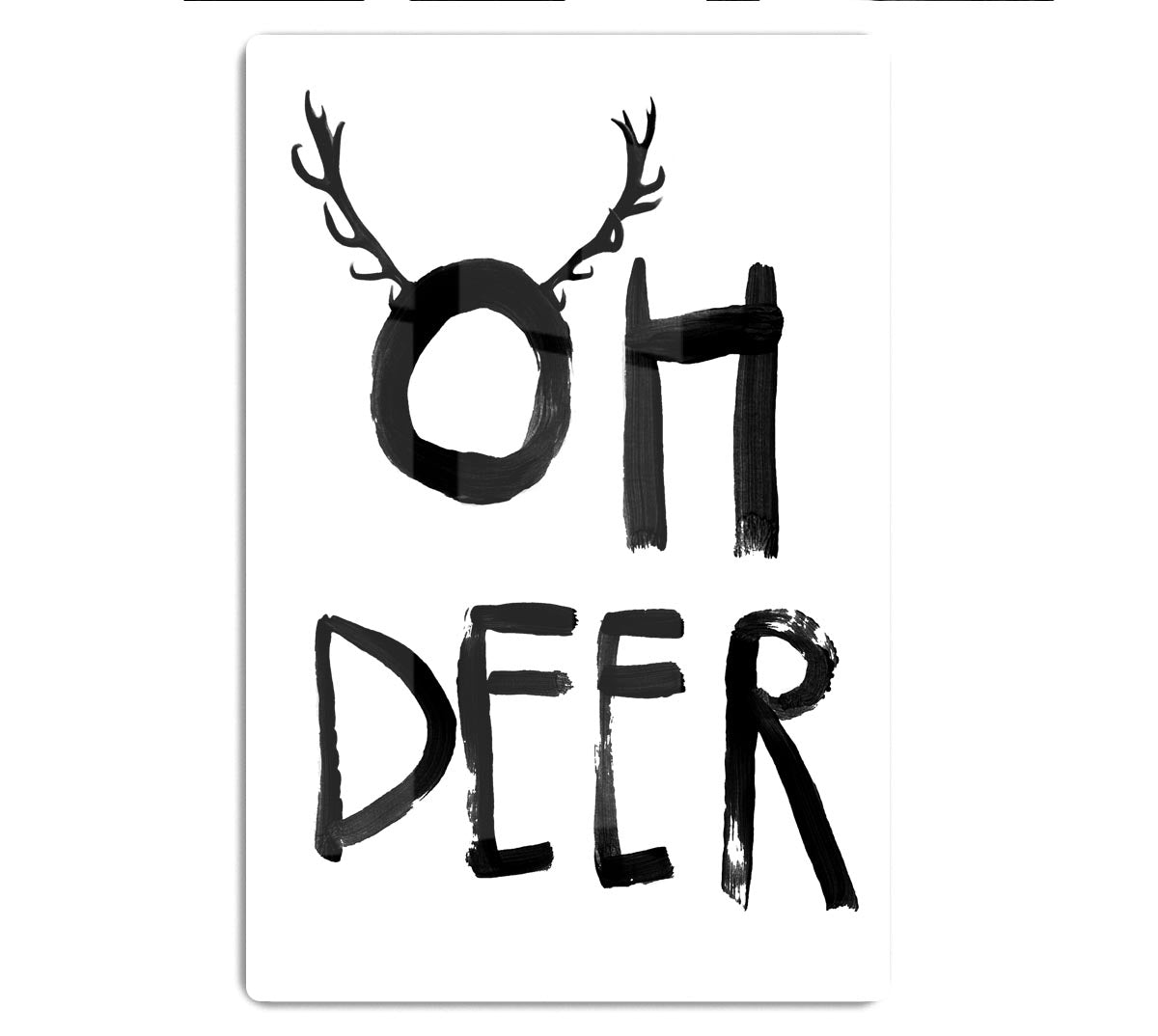 Oh Deer Acrylic Block - 1x - 1