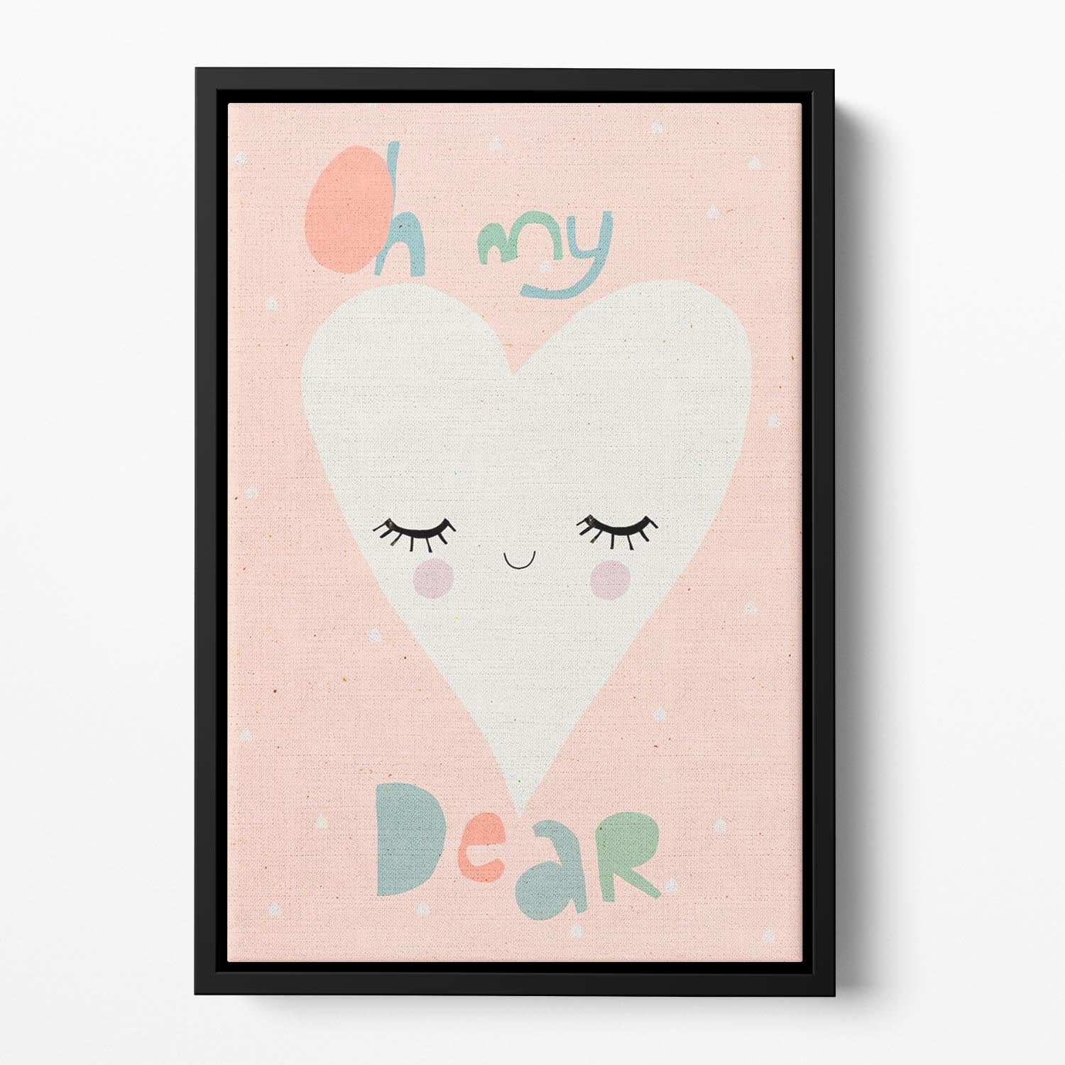 Oh My Dear Floating Framed Canvas - 1x - 2