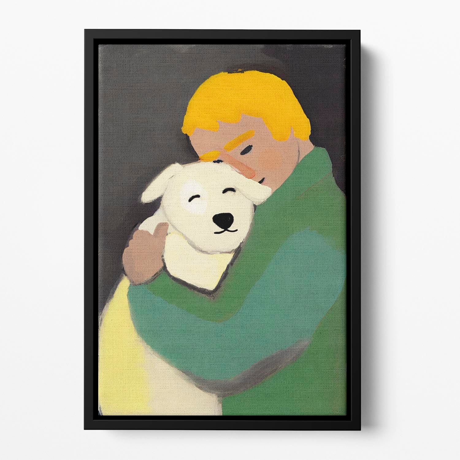 Oh My Dog Floating Framed Canvas - 1x - 2