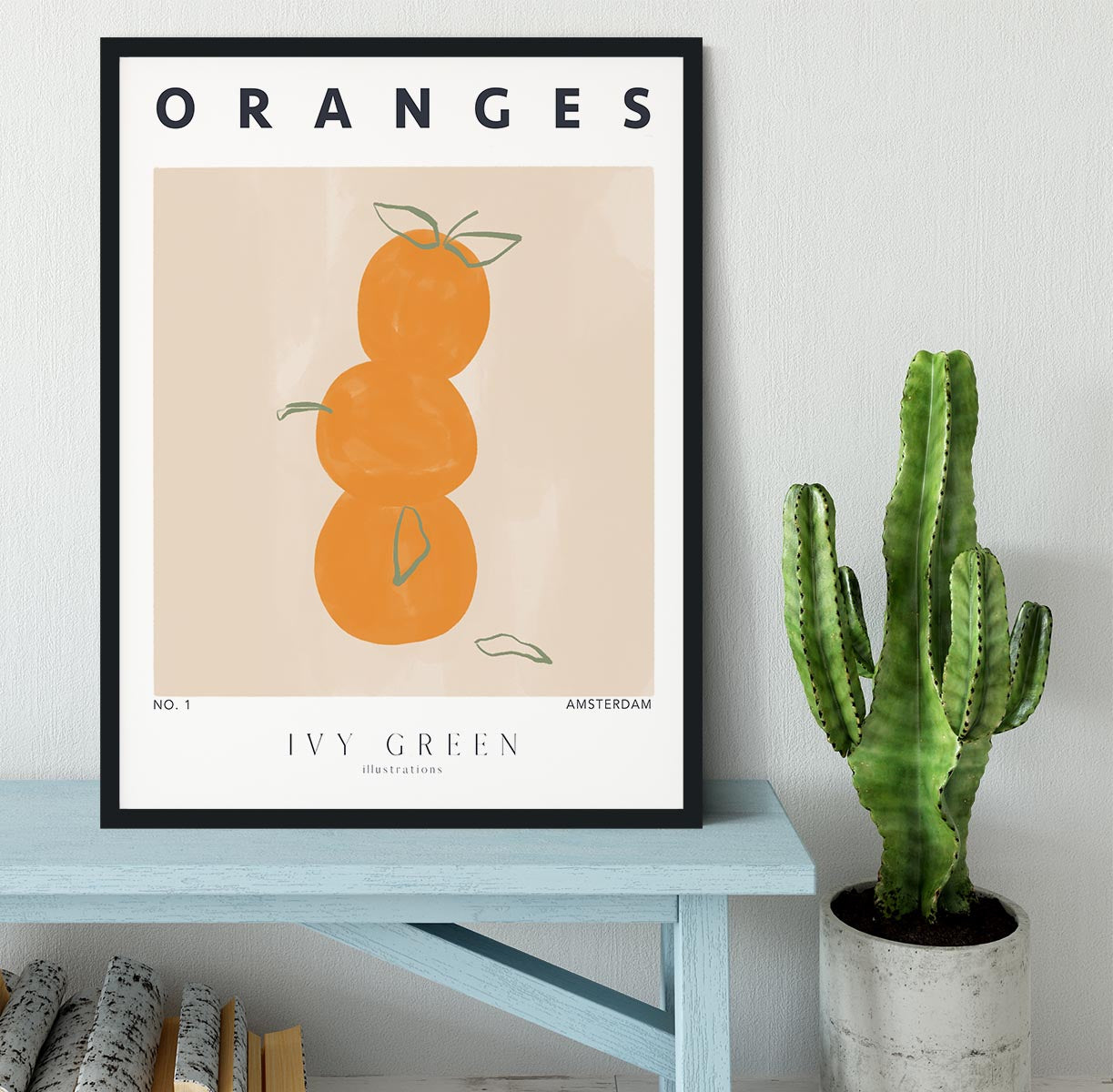 Oranges Framed Print - Canvas Art Rocks - 2