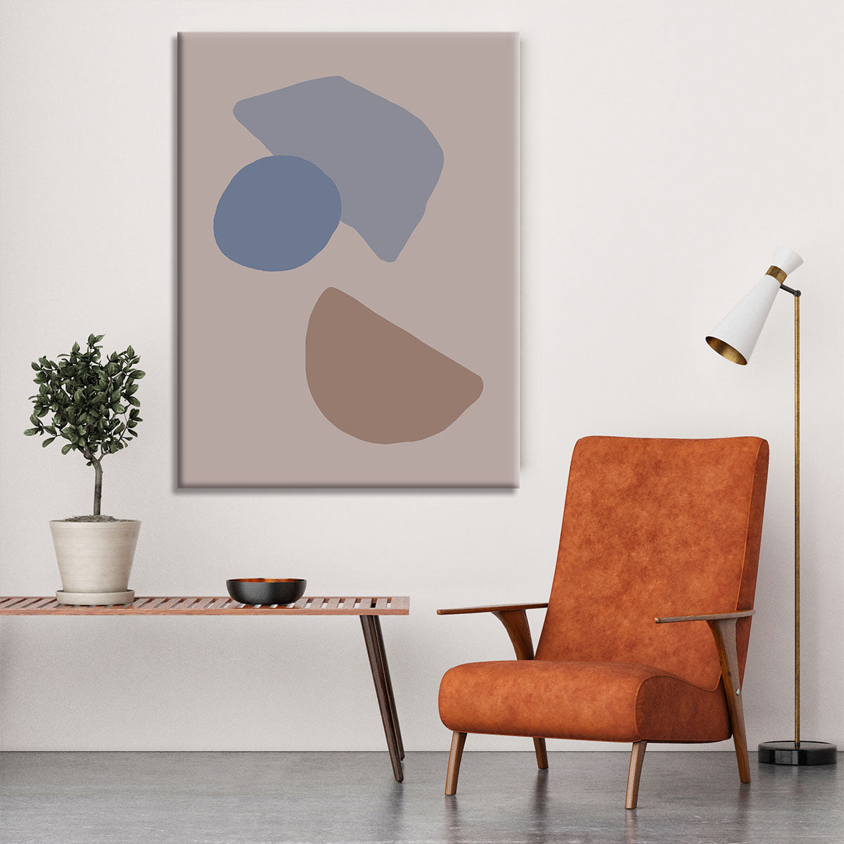 Organic Shapes Canvas Print or Poster - 1x - 6