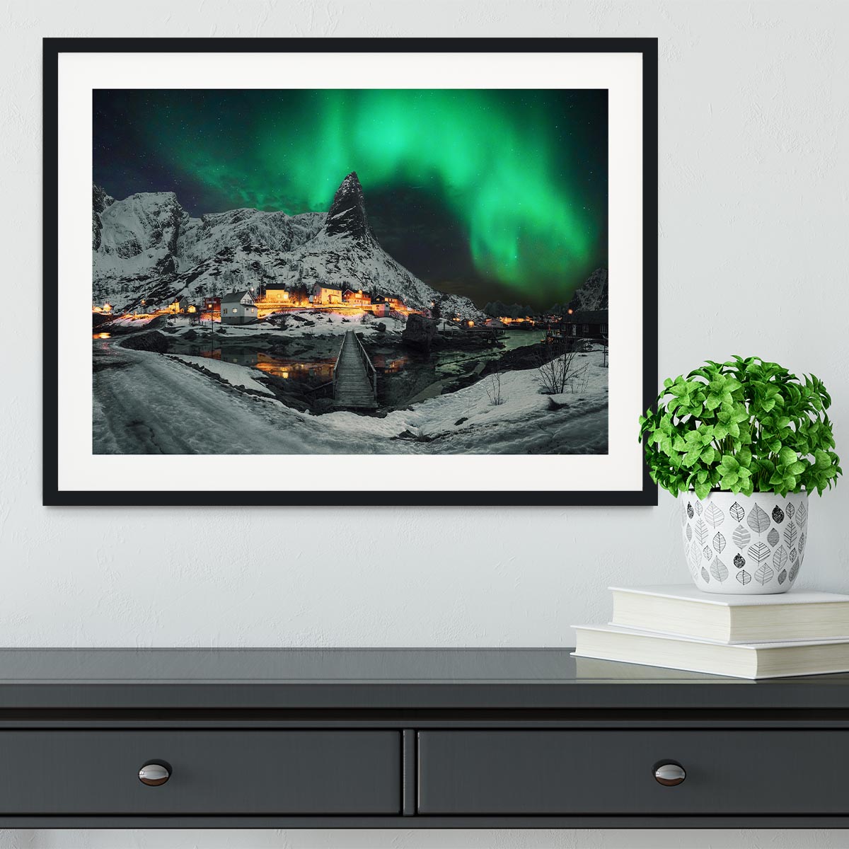 Over The Mountain Framed Print - Canvas Art Rocks - 1