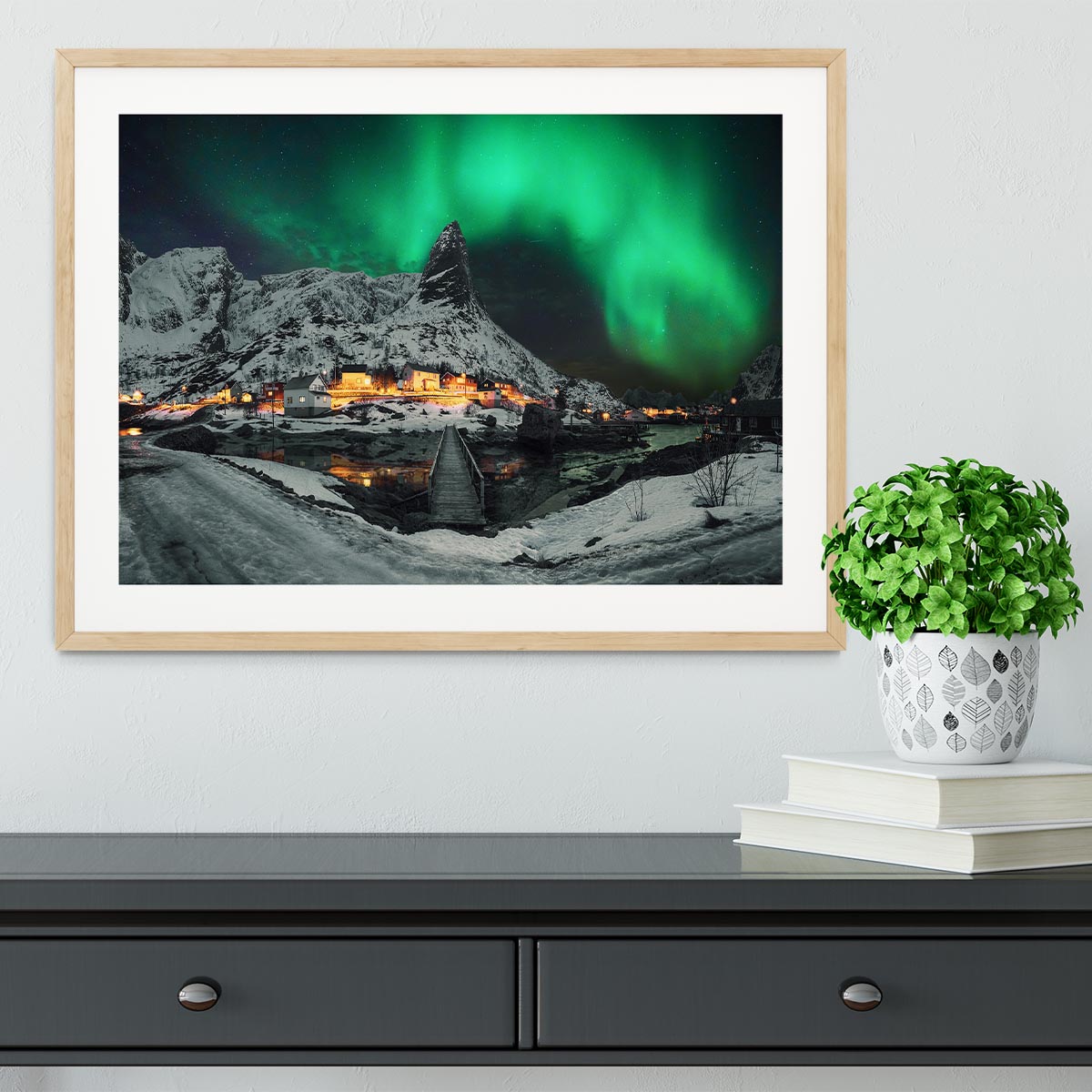 Over The Mountain Framed Print - Canvas Art Rocks - 3