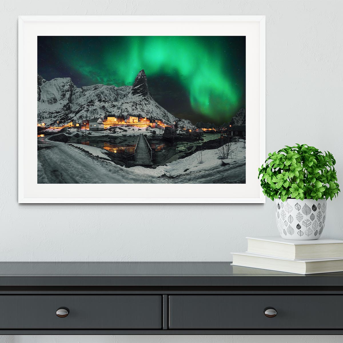 Over The Mountain Framed Print - Canvas Art Rocks - 5