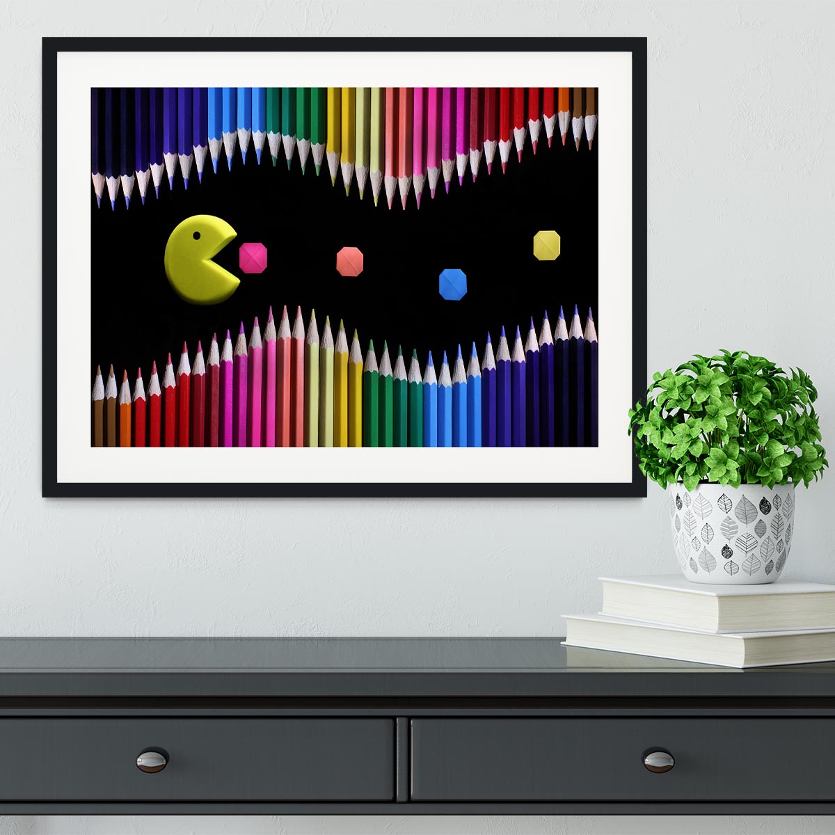 Packman Framed Print - 1x - 1