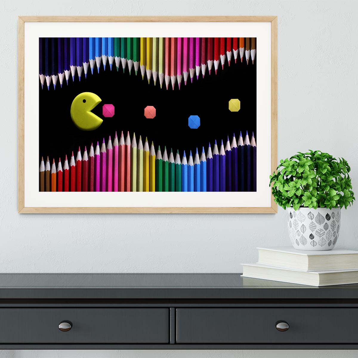 Packman Framed Print - 1x - 3