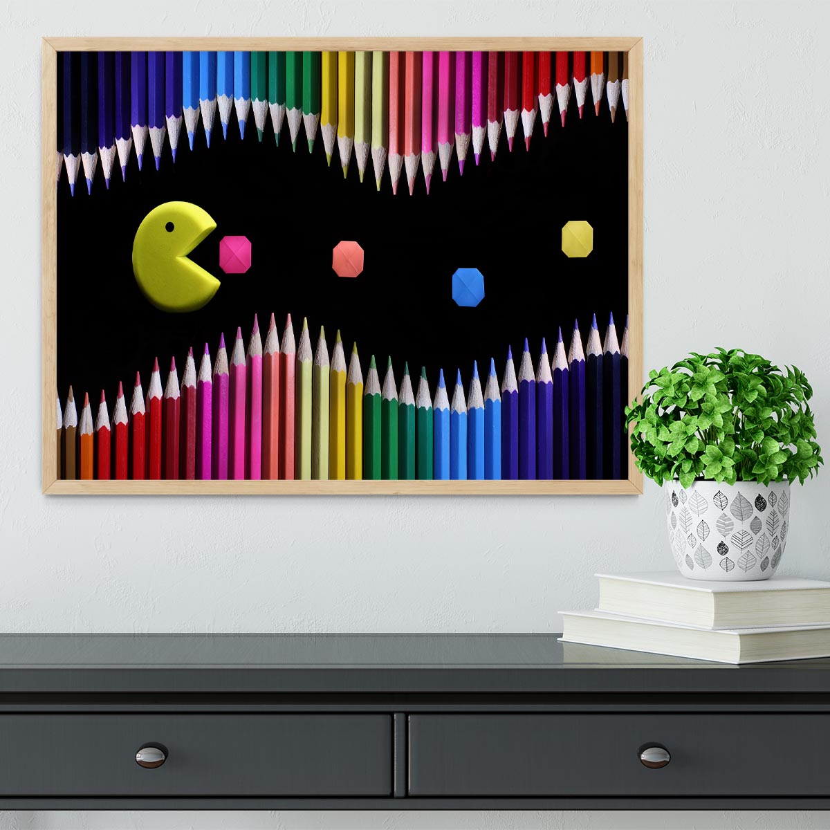 Packman Framed Print - 1x - 4