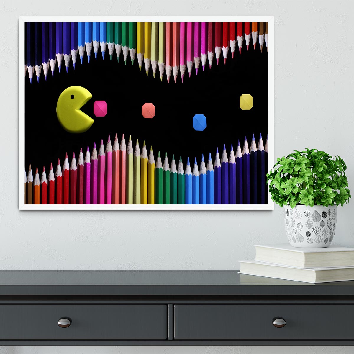 Packman Framed Print - 1x -6