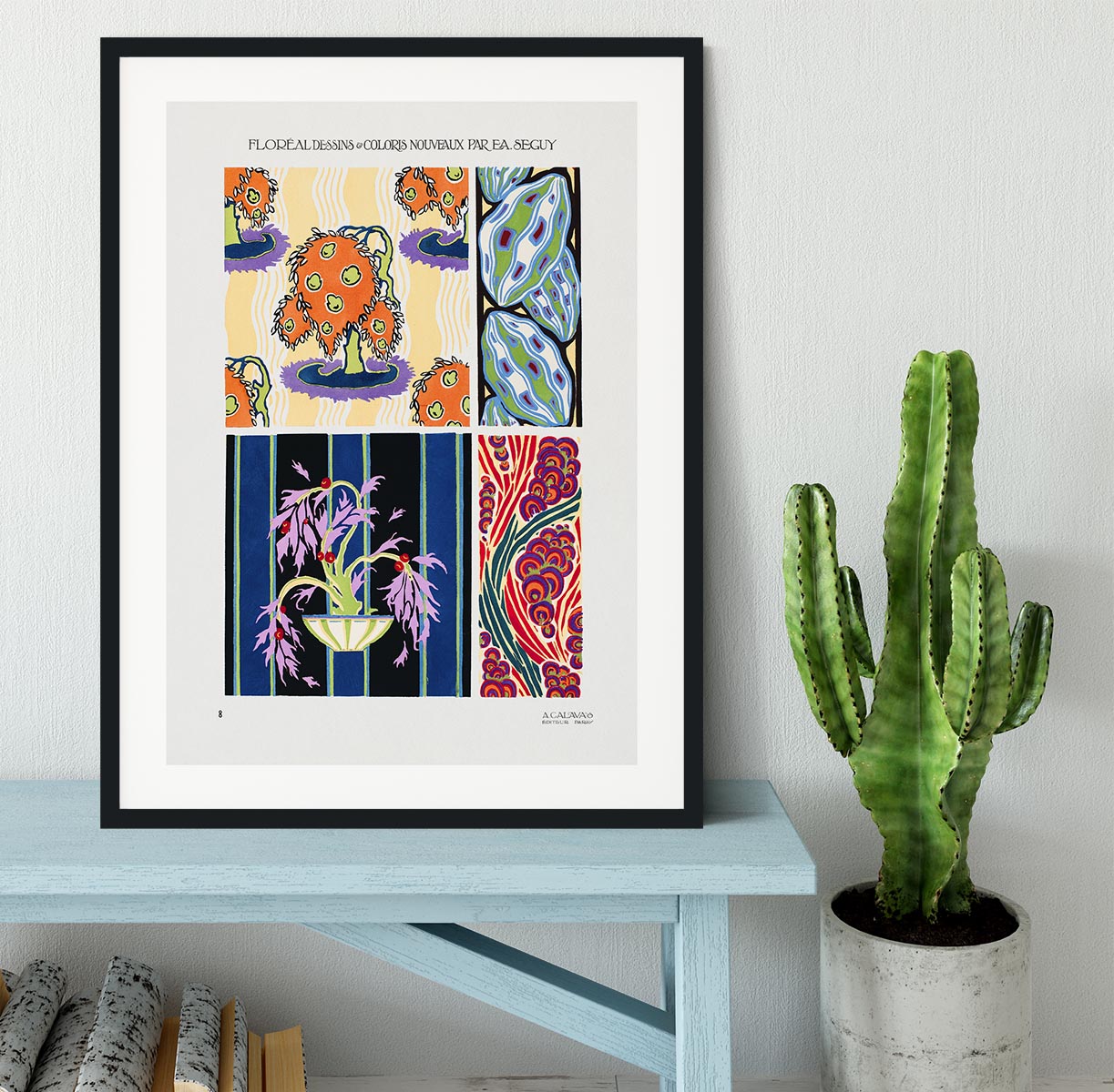 Pattern 08 Framed Print - Canvas Art Rocks - 1