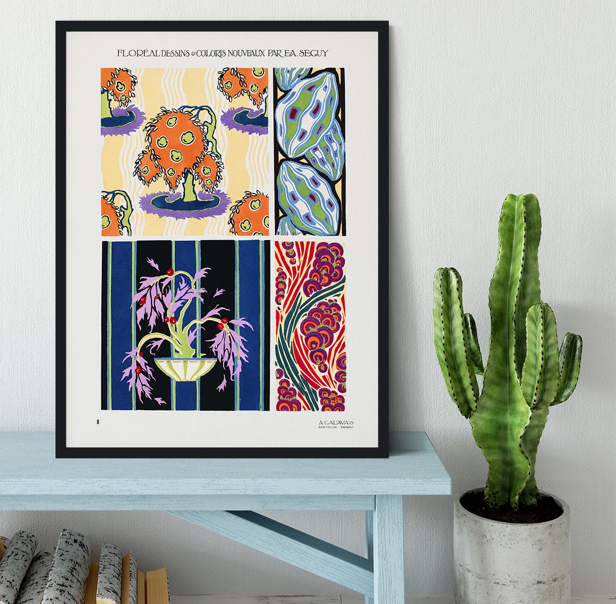 Pattern 08 Framed Print - Canvas Art Rocks - 2