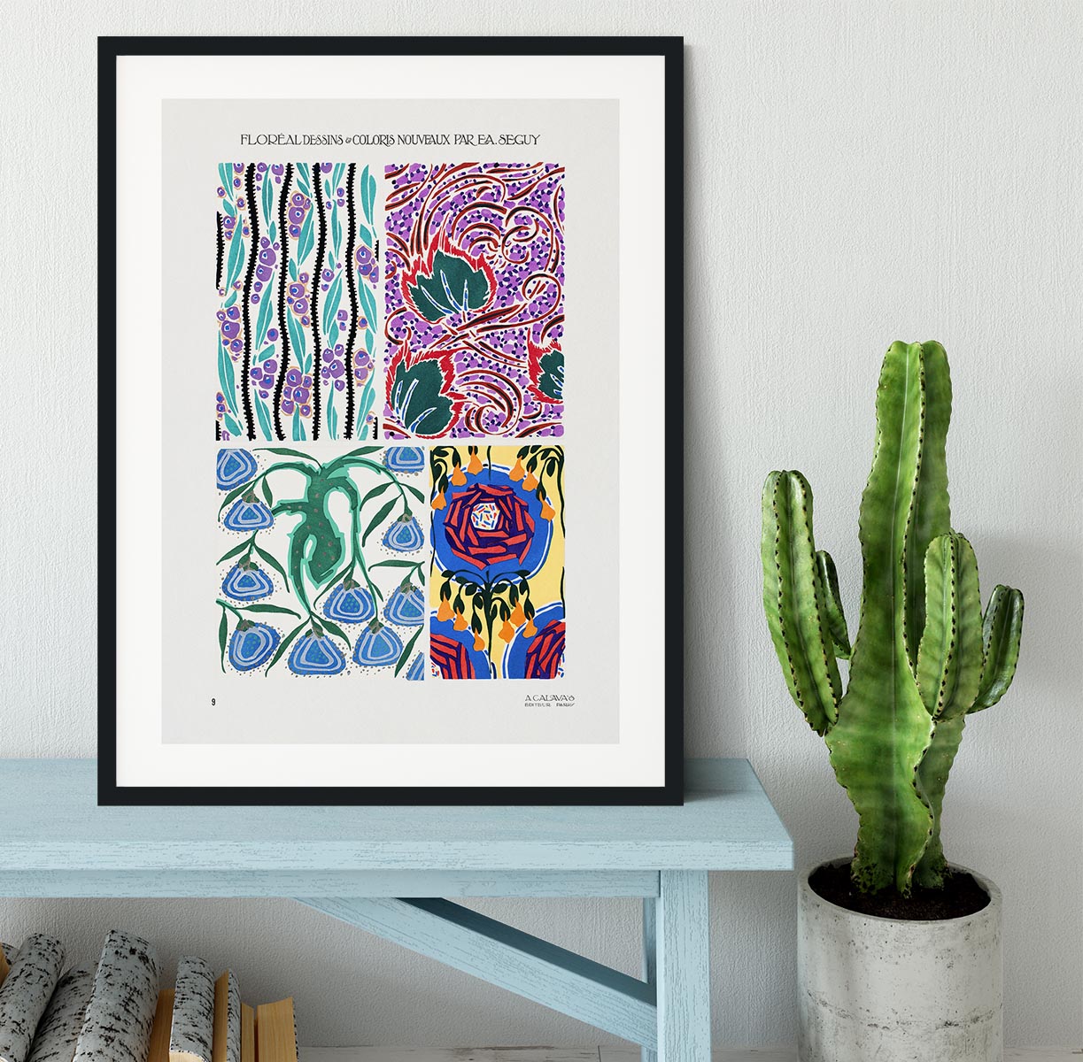 Pattern 09 Framed Print - Canvas Art Rocks - 1