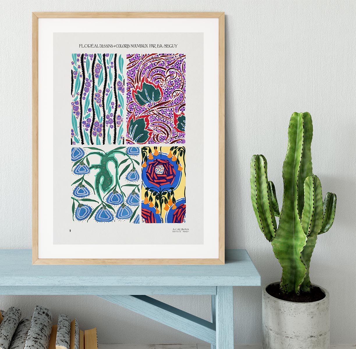 Pattern 09 Framed Print - Canvas Art Rocks - 3