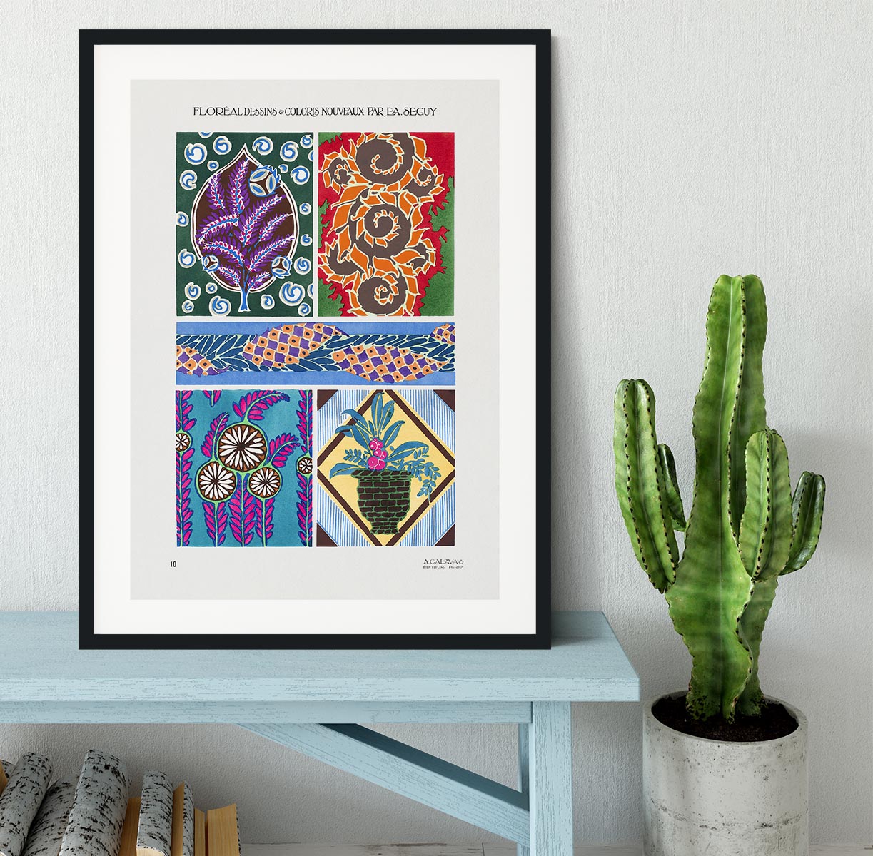 Pattern 10 Framed Print - Canvas Art Rocks - 1