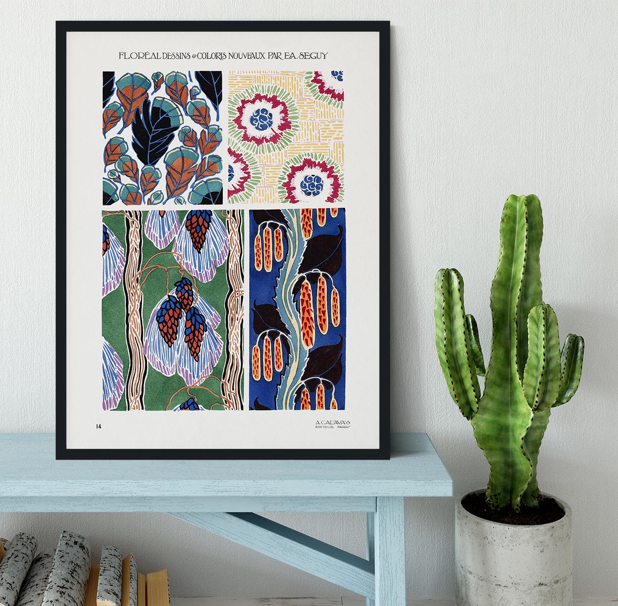 Pattern 14 Framed Print - Canvas Art Rocks - 2