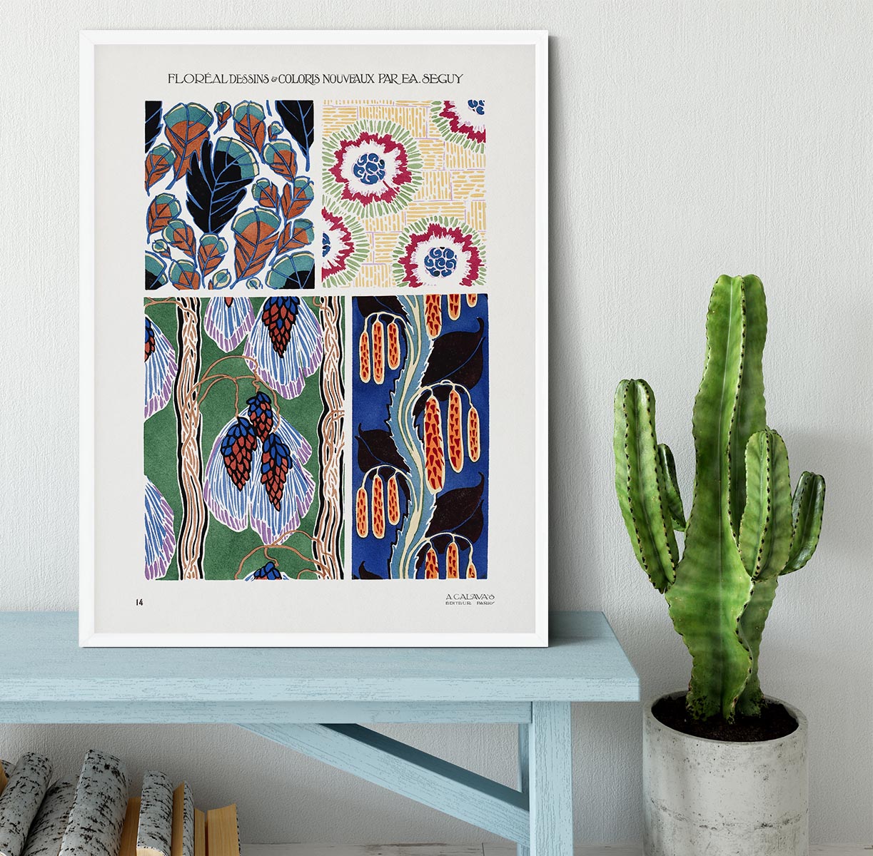 Pattern 14 Framed Print - Canvas Art Rocks -6