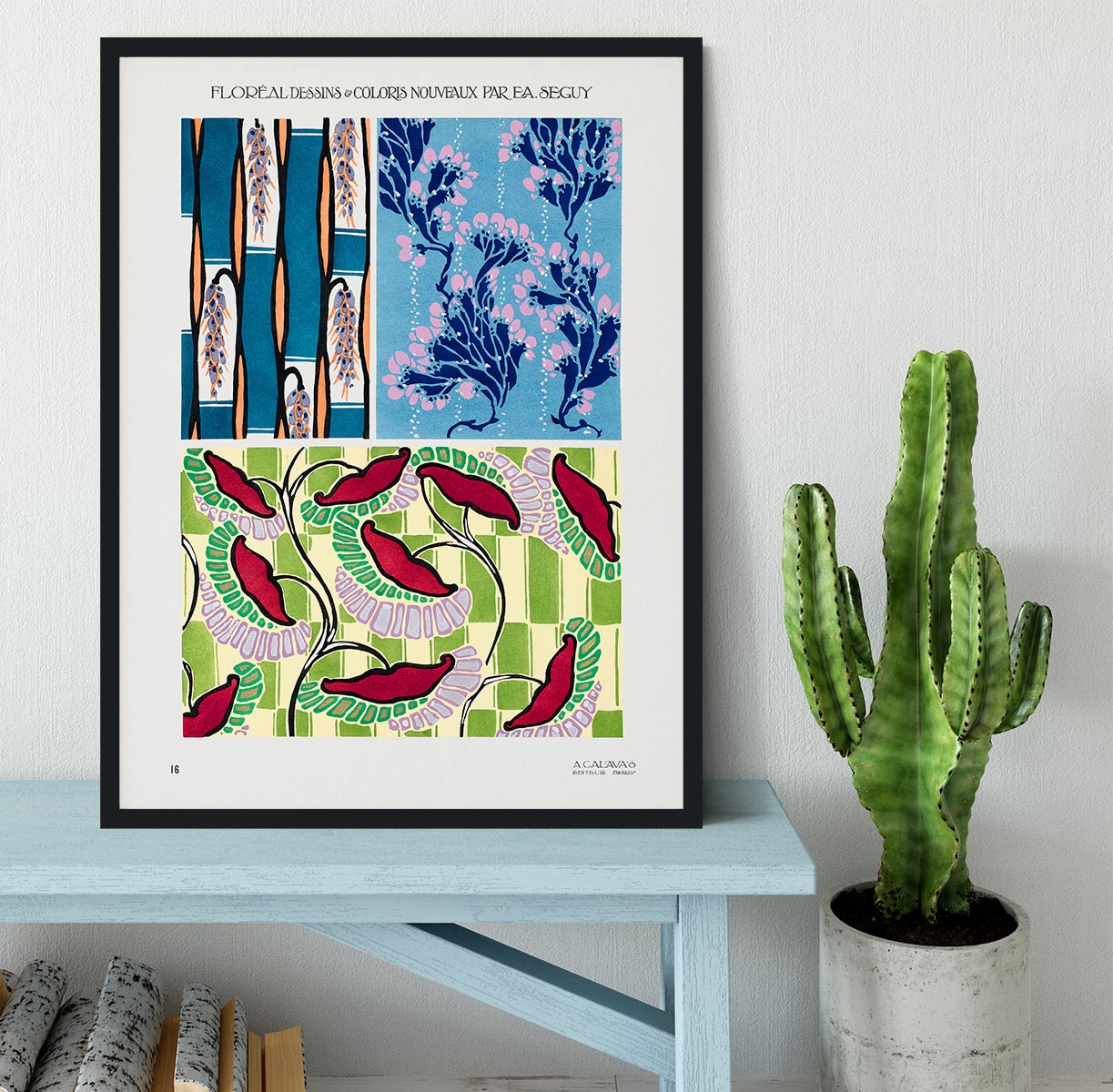 Pattern 16 Framed Print - Canvas Art Rocks - 2